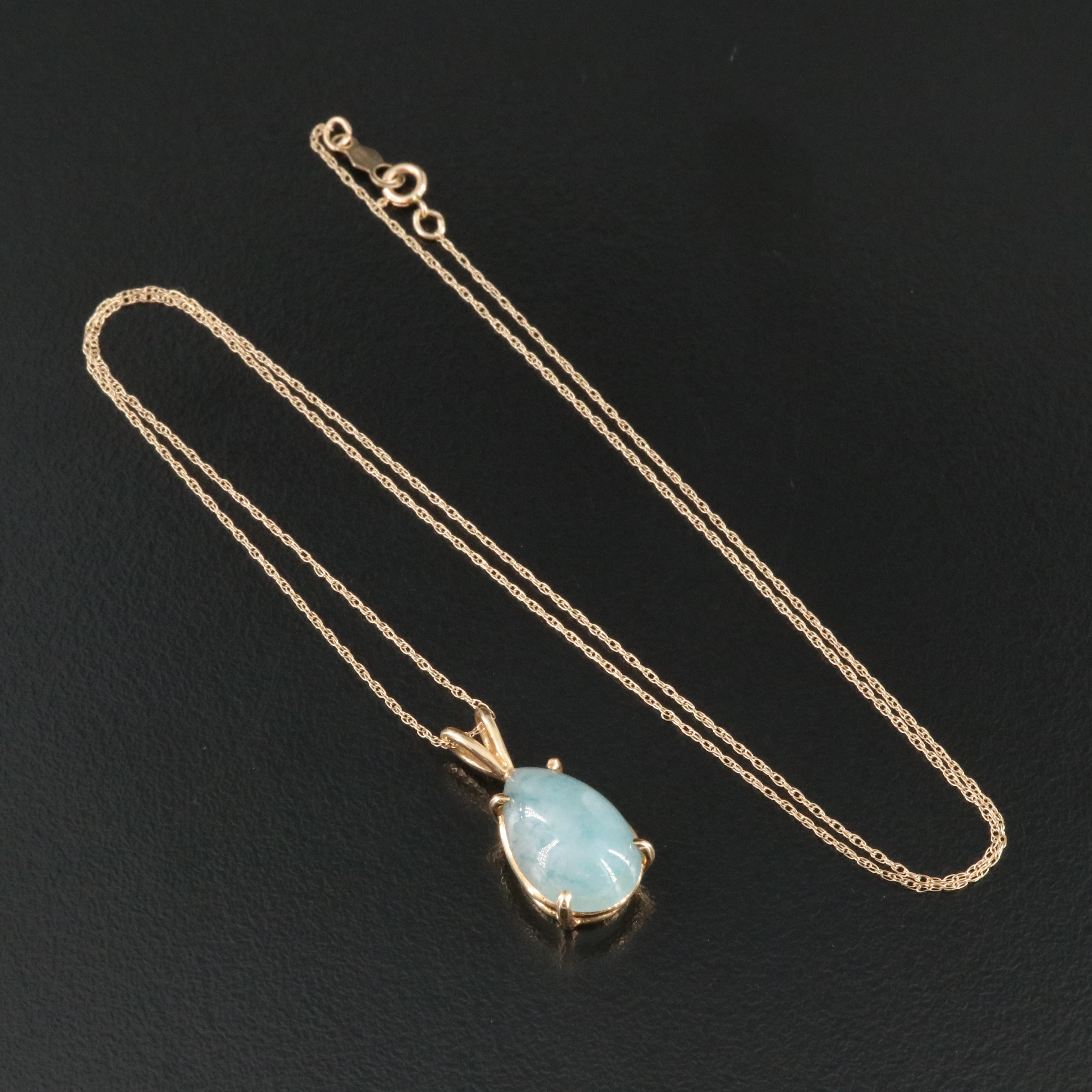 14K Jadeite Necklace