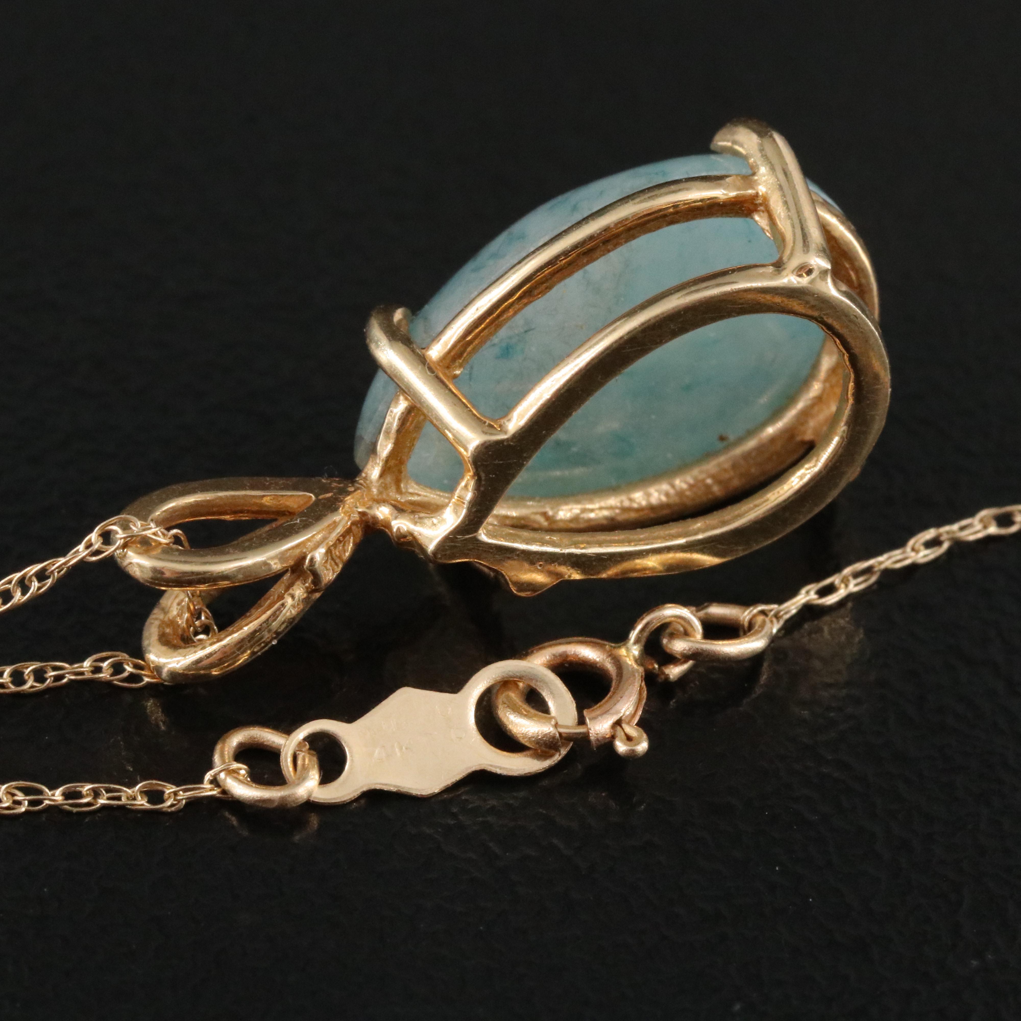 14K Jadeite Necklace