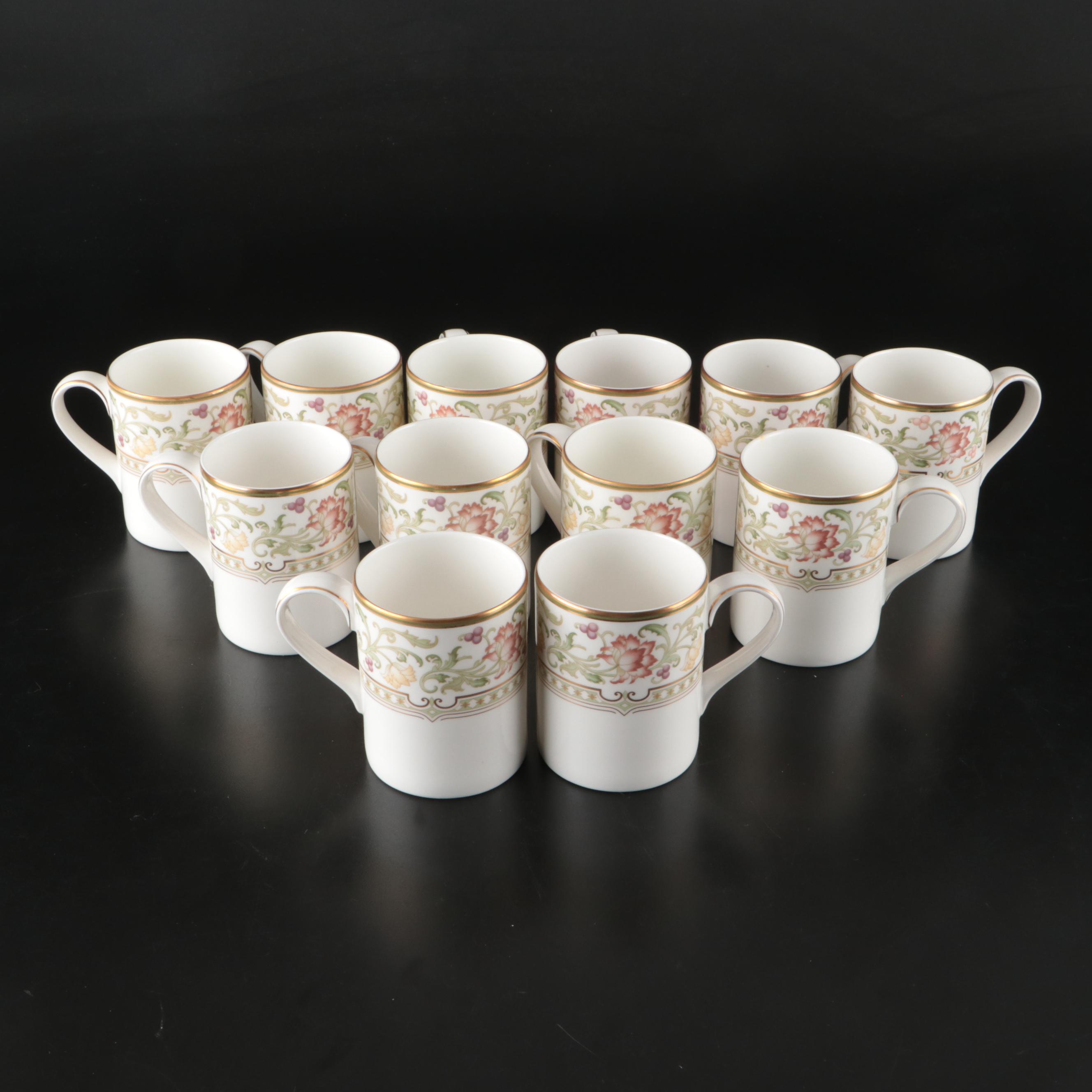 Royal Doulton "Lichfield" Porcelain Mugs and Luncheon Plates