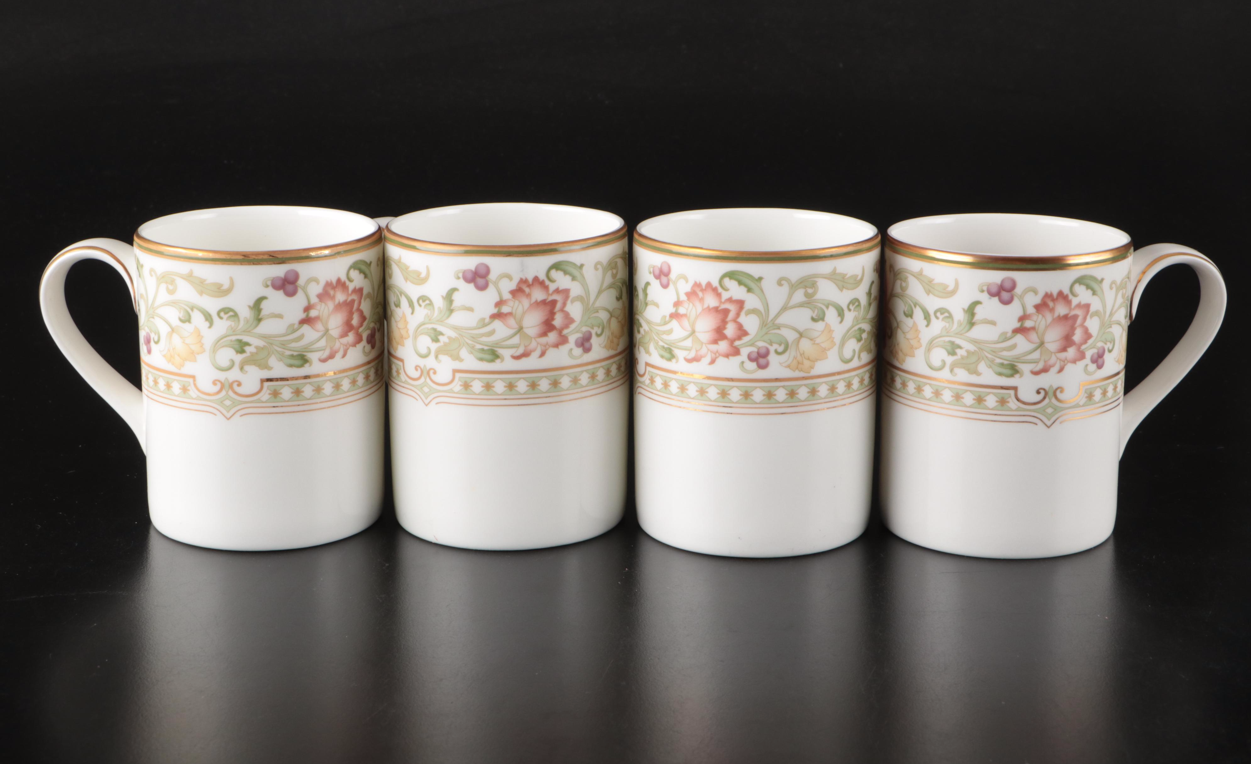 Royal Doulton "Lichfield" Porcelain Mugs and Luncheon Plates