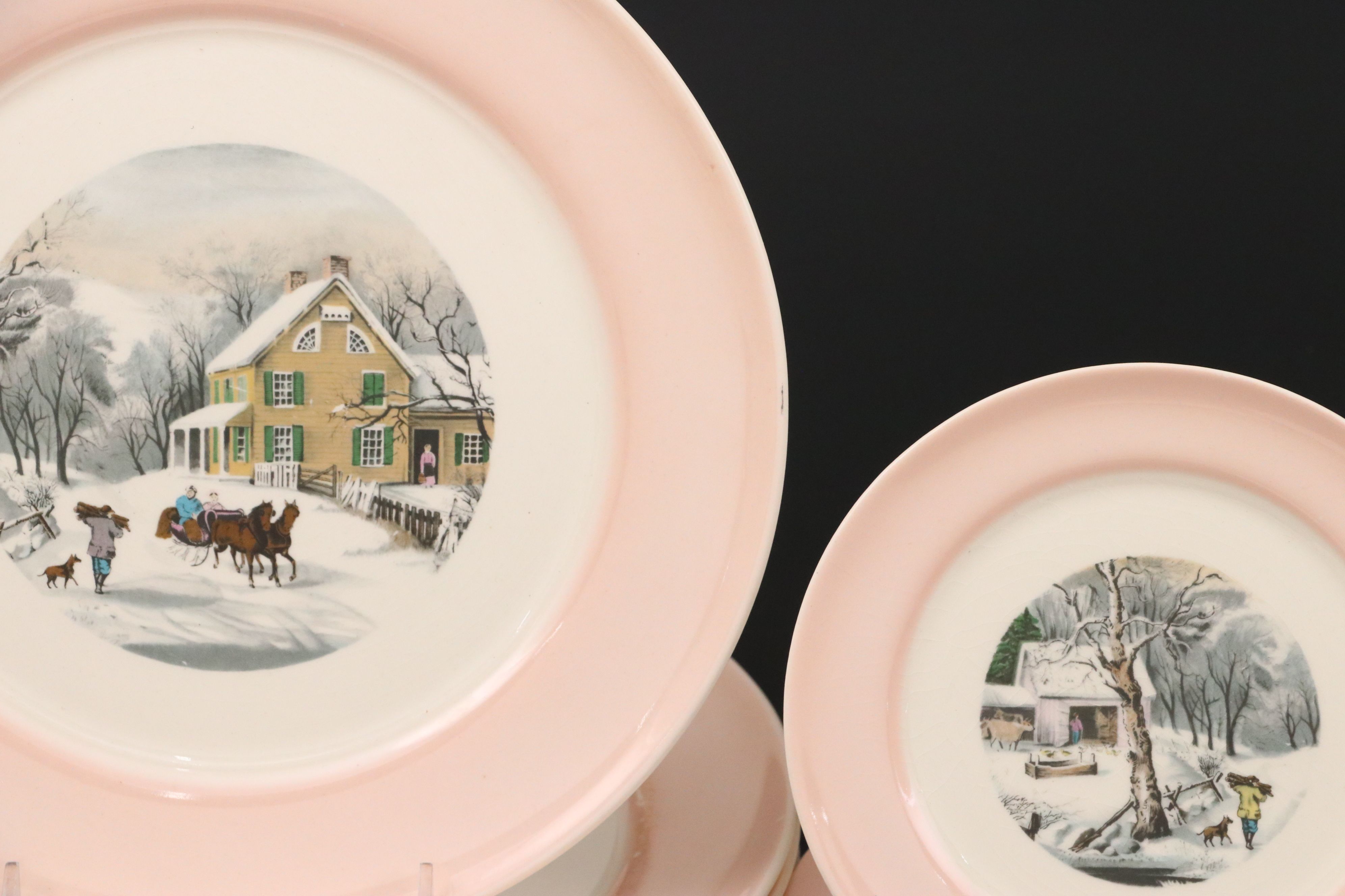 Royal "Currier & Ives" Ceramic Dinnerware