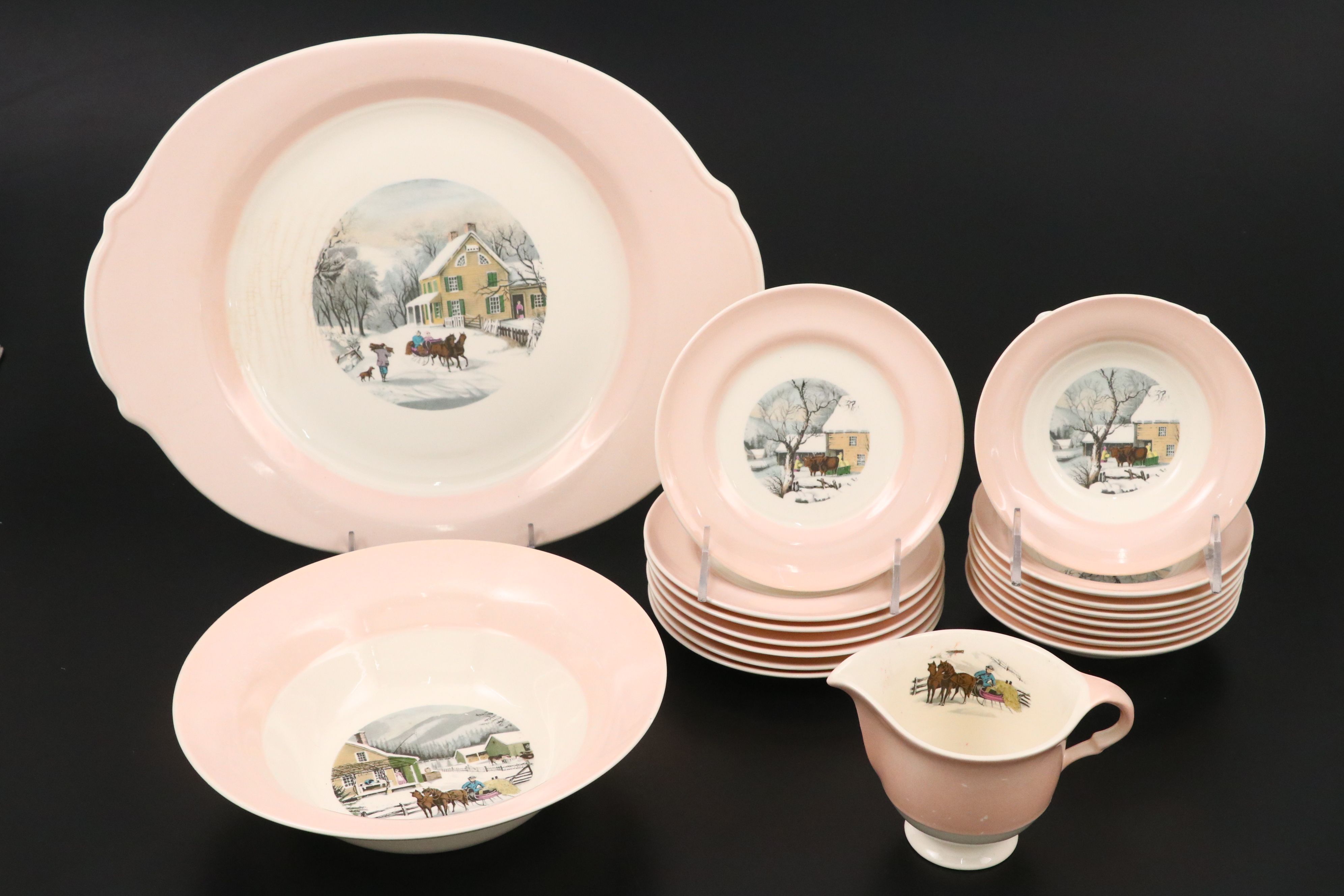 Royal "Currier & Ives" Ceramic Dinnerware