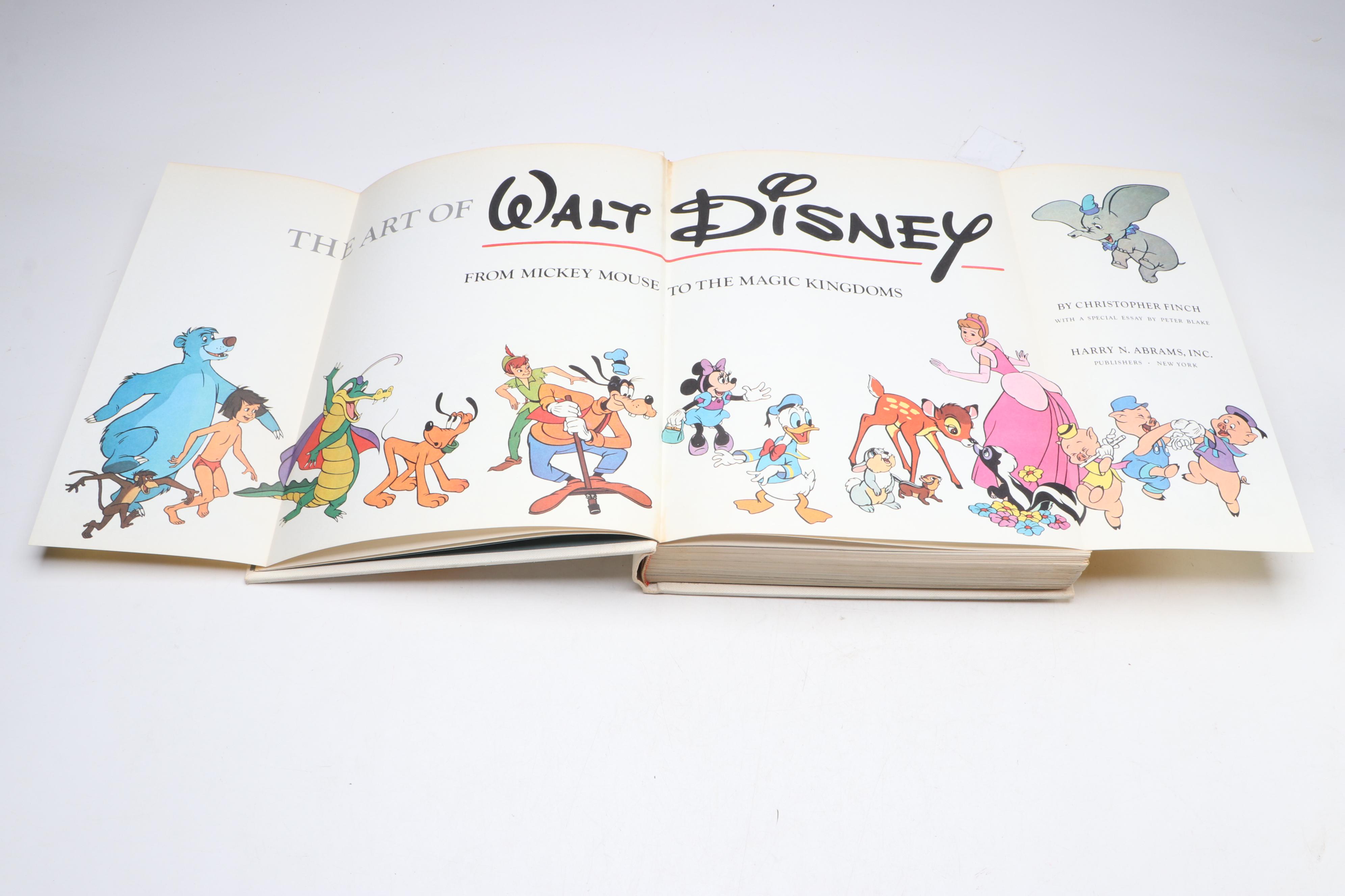 First Edition "The Art of Walt Disney" by Christopher Finch, 1973