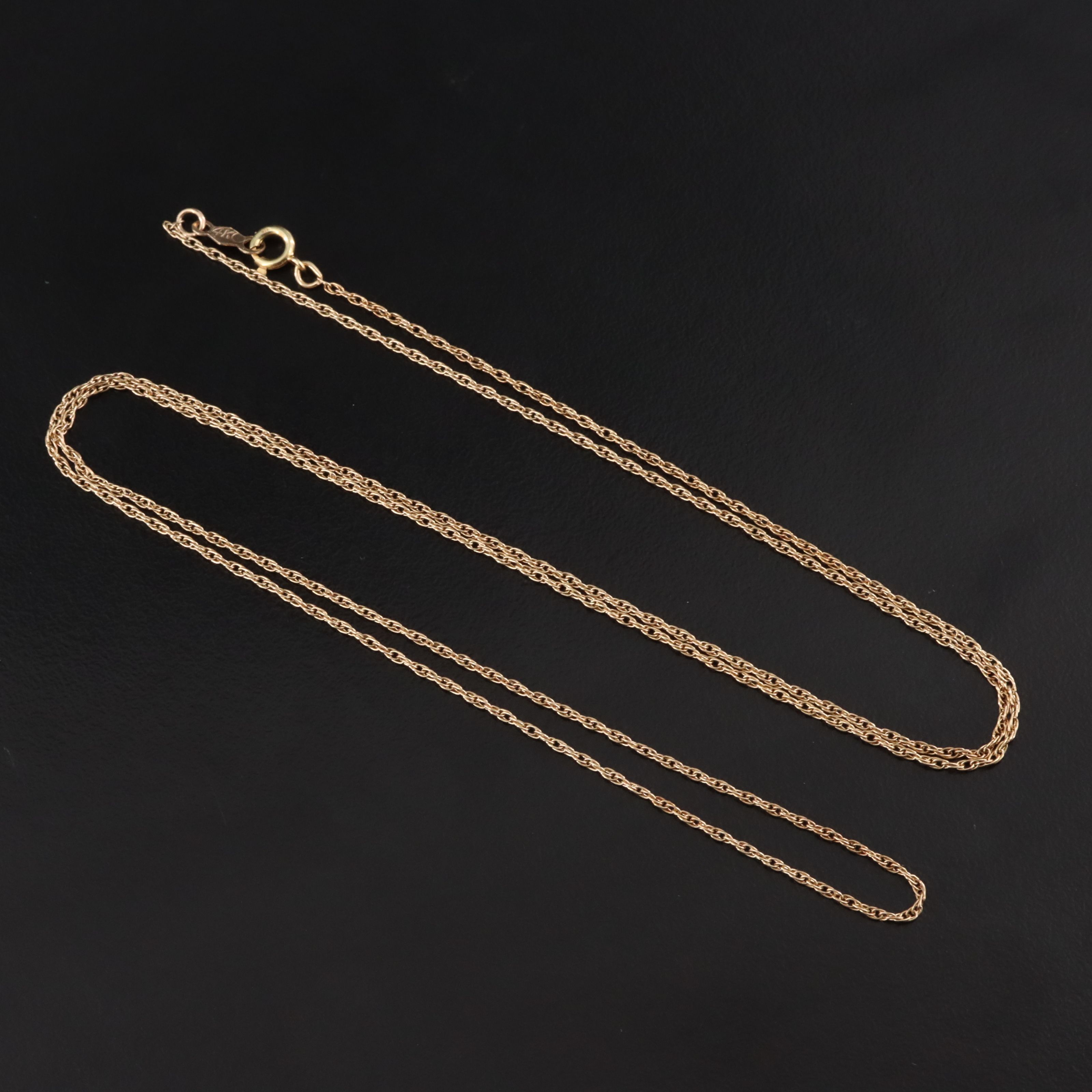 14K Singapore Chain Necklace
