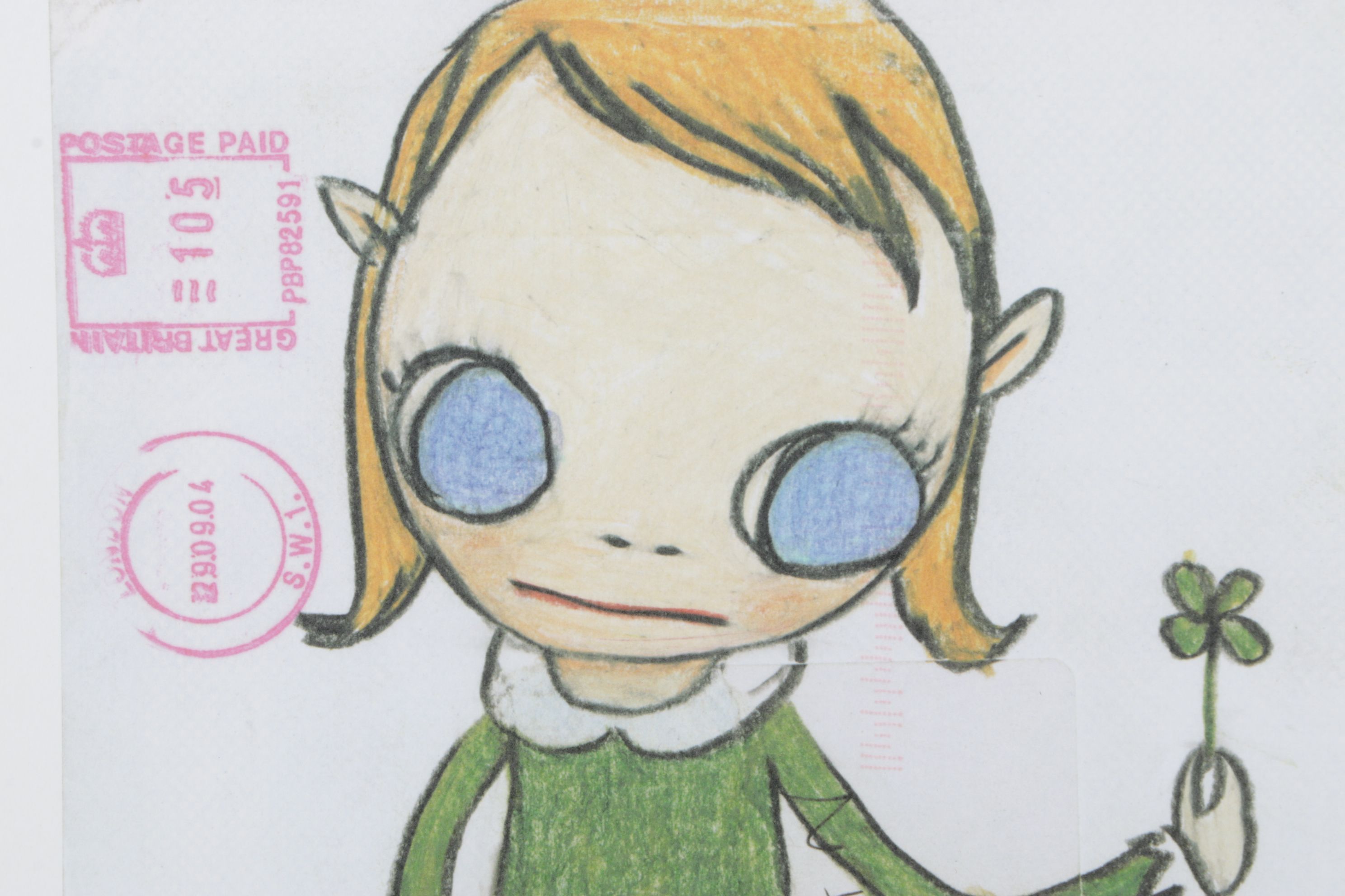 Yoshitomo Nara Offset Lithograph from "Drawing File," 2005