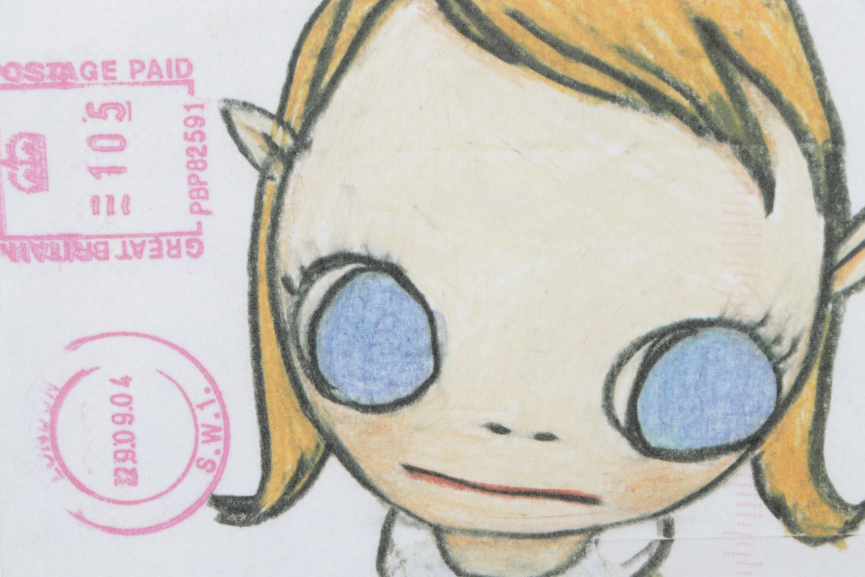 Yoshitomo Nara Offset Lithograph from "Drawing File," 2005