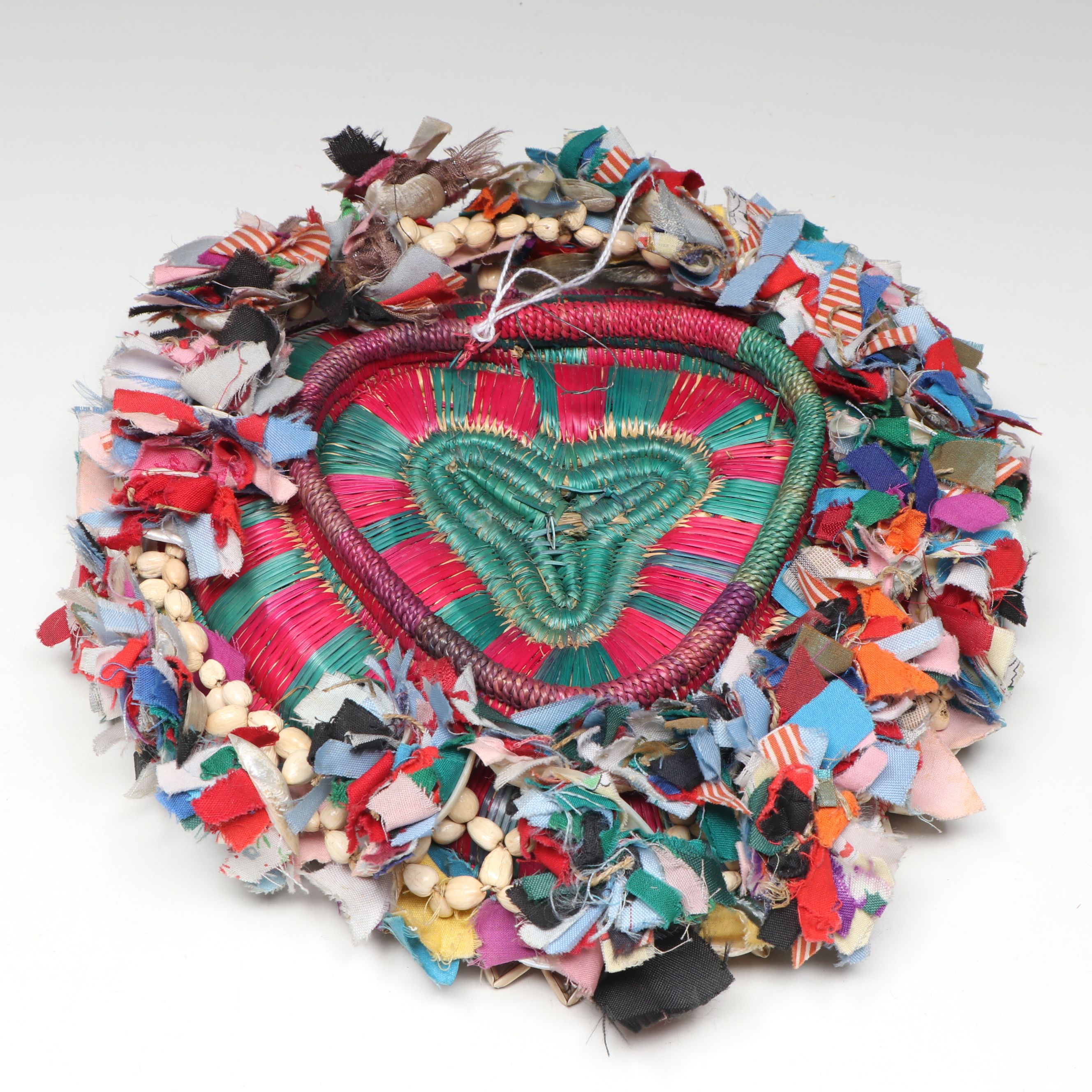 Nepali Terai Region Woven Natural Material and Fabric Baskets