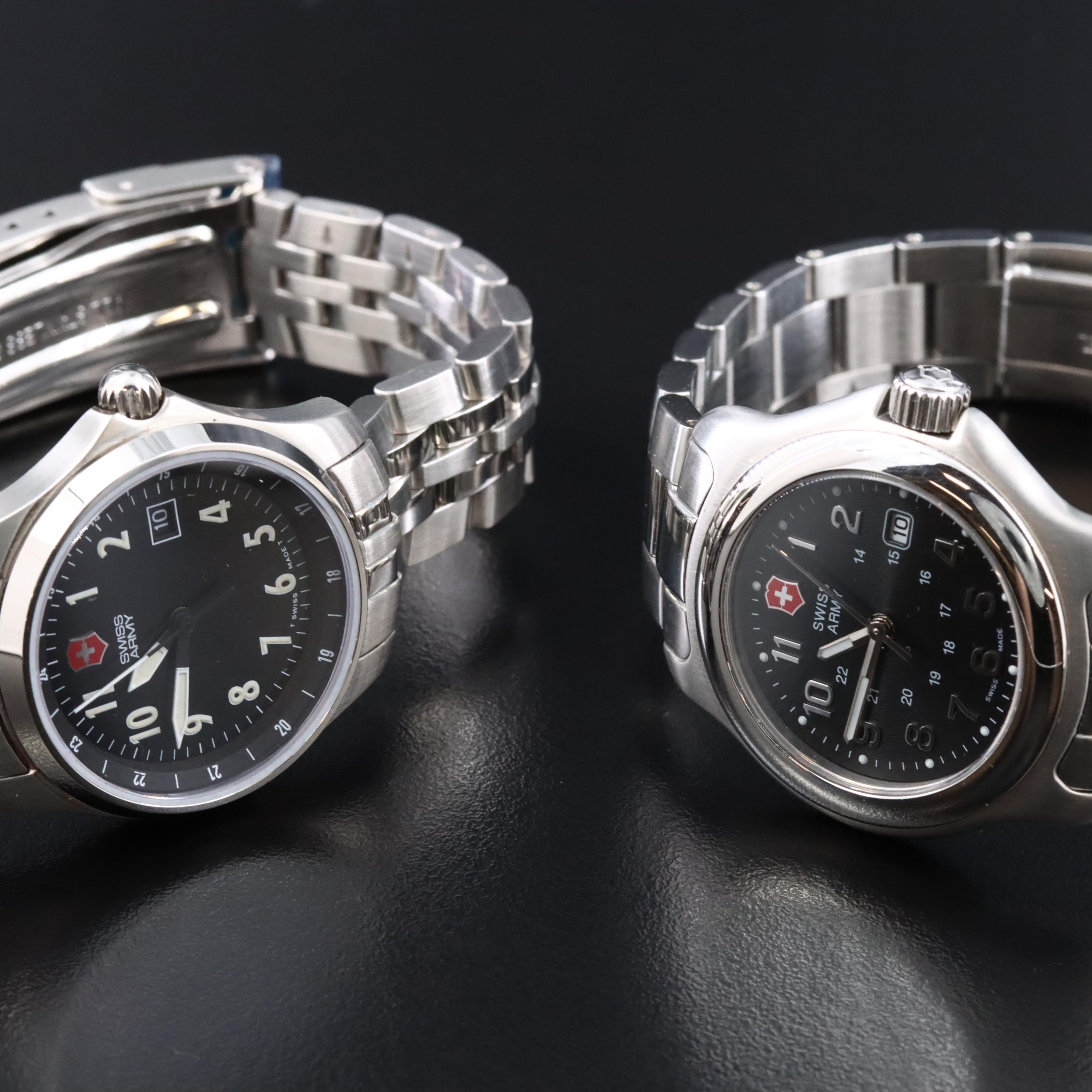 Swiss Army By Victorinox Stainless Steel Quartz Watches