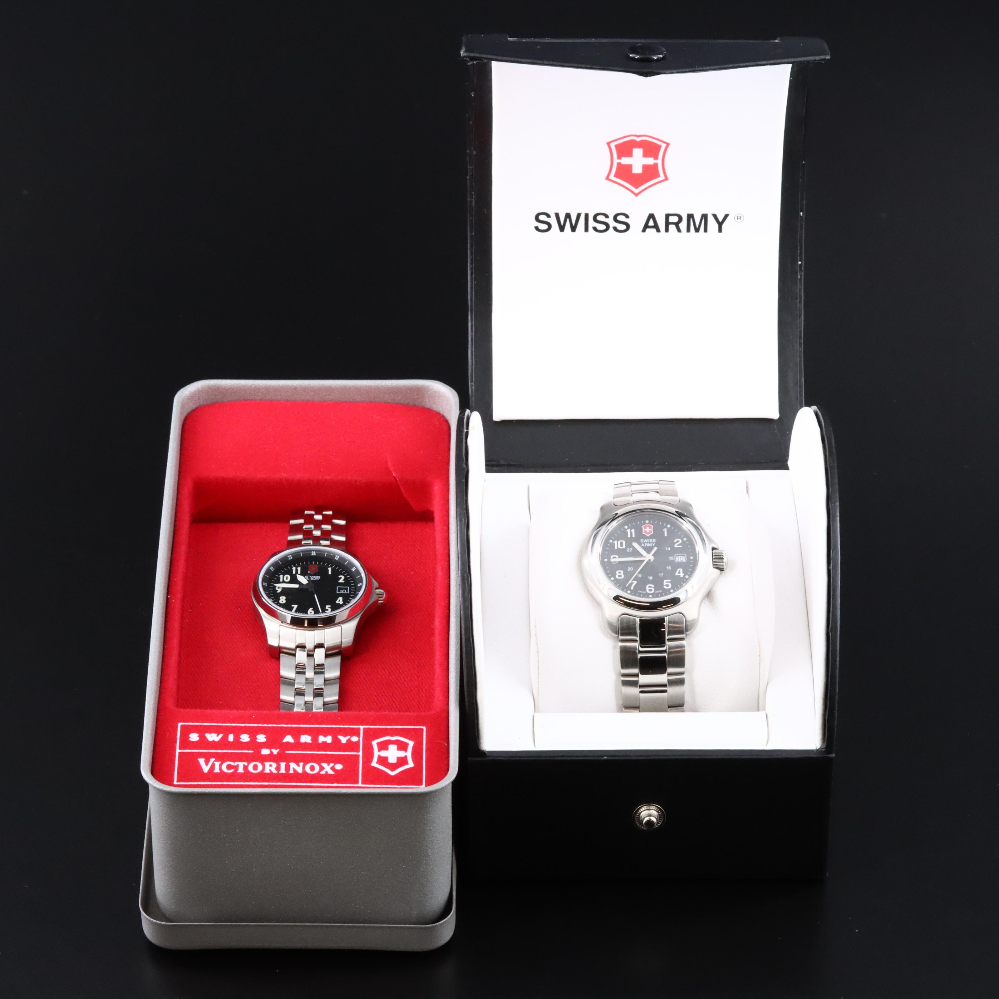 Swiss Army By Victorinox Stainless Steel Quartz Watches