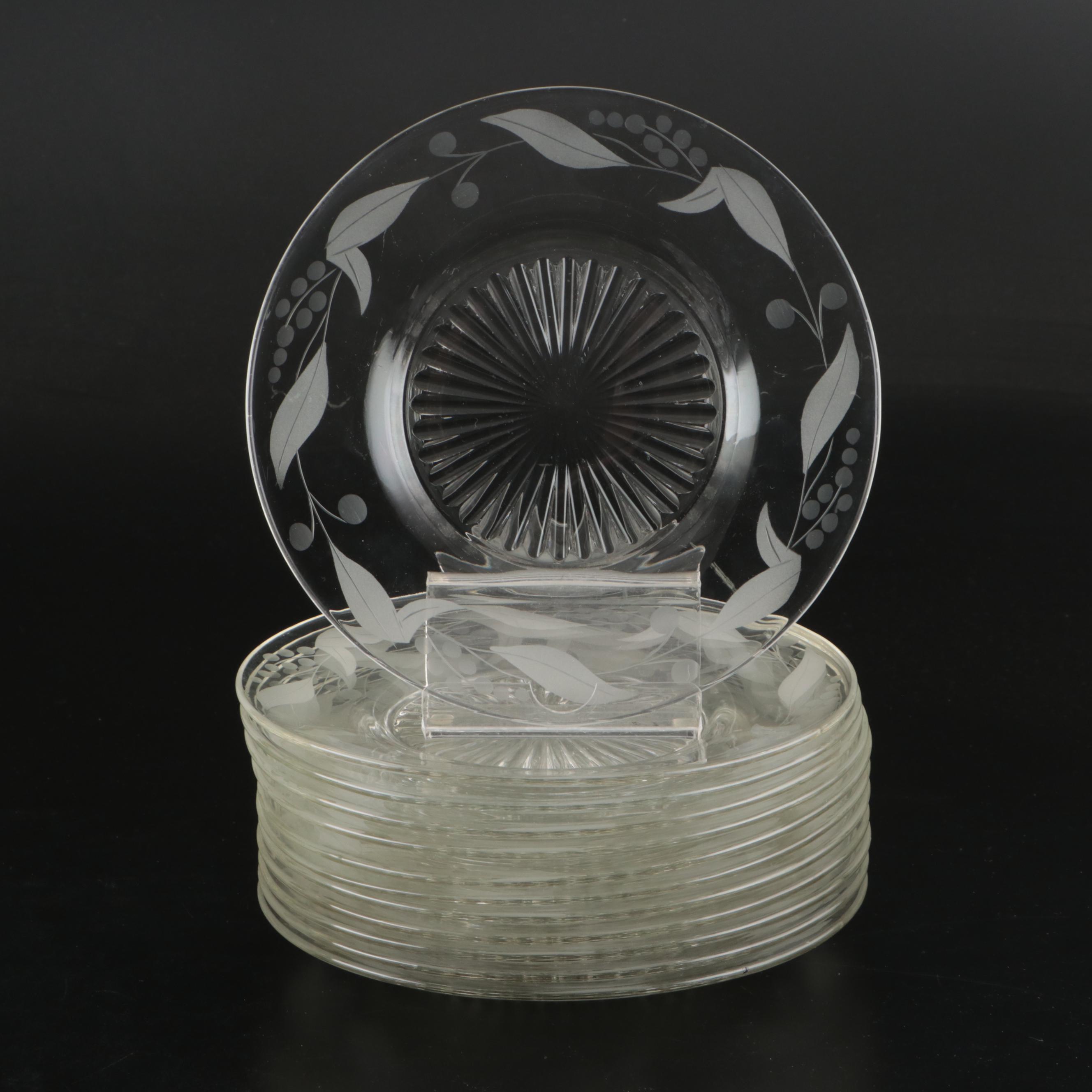 Ceramic Tiered Tray, Glass Egg Dishes, Glass Tumblers, and Glass Plates