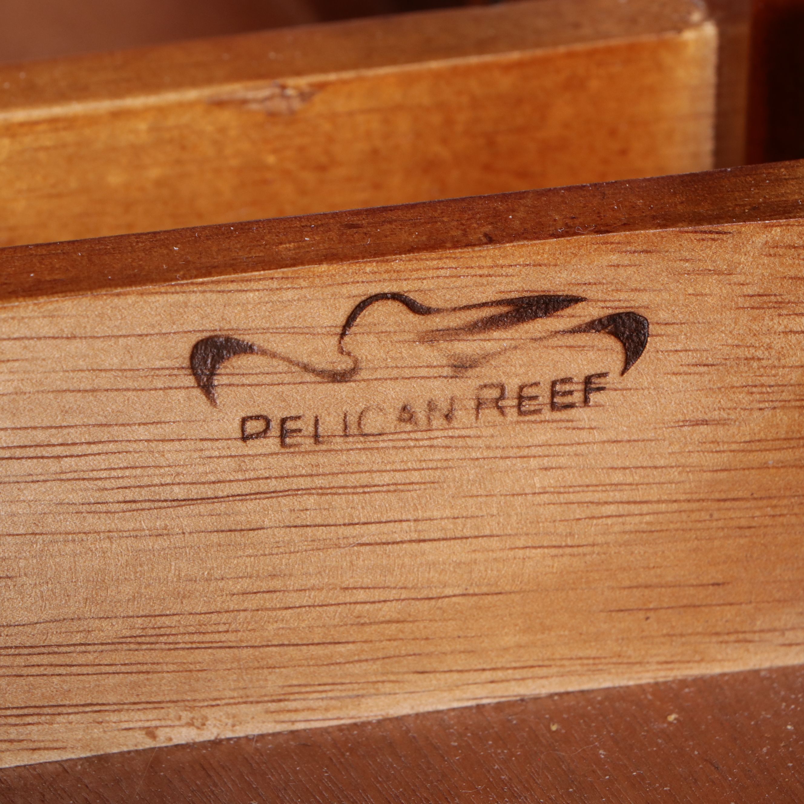 Pelican Reef Bamboo Turned and Rattan Desk