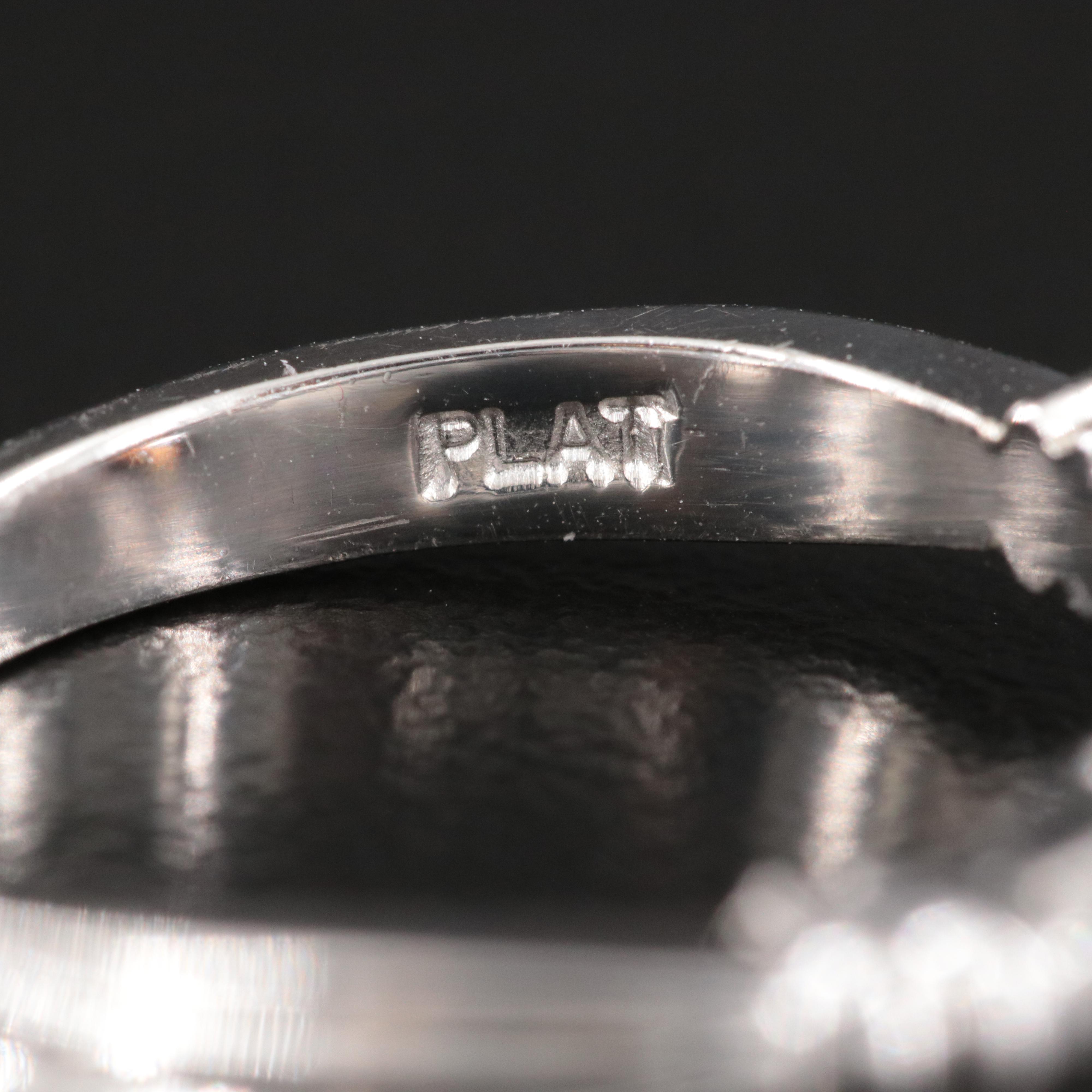 Scott Kay Platnium 1.46 CT Spessartine Garnet and Diamond Ring with GIA Report