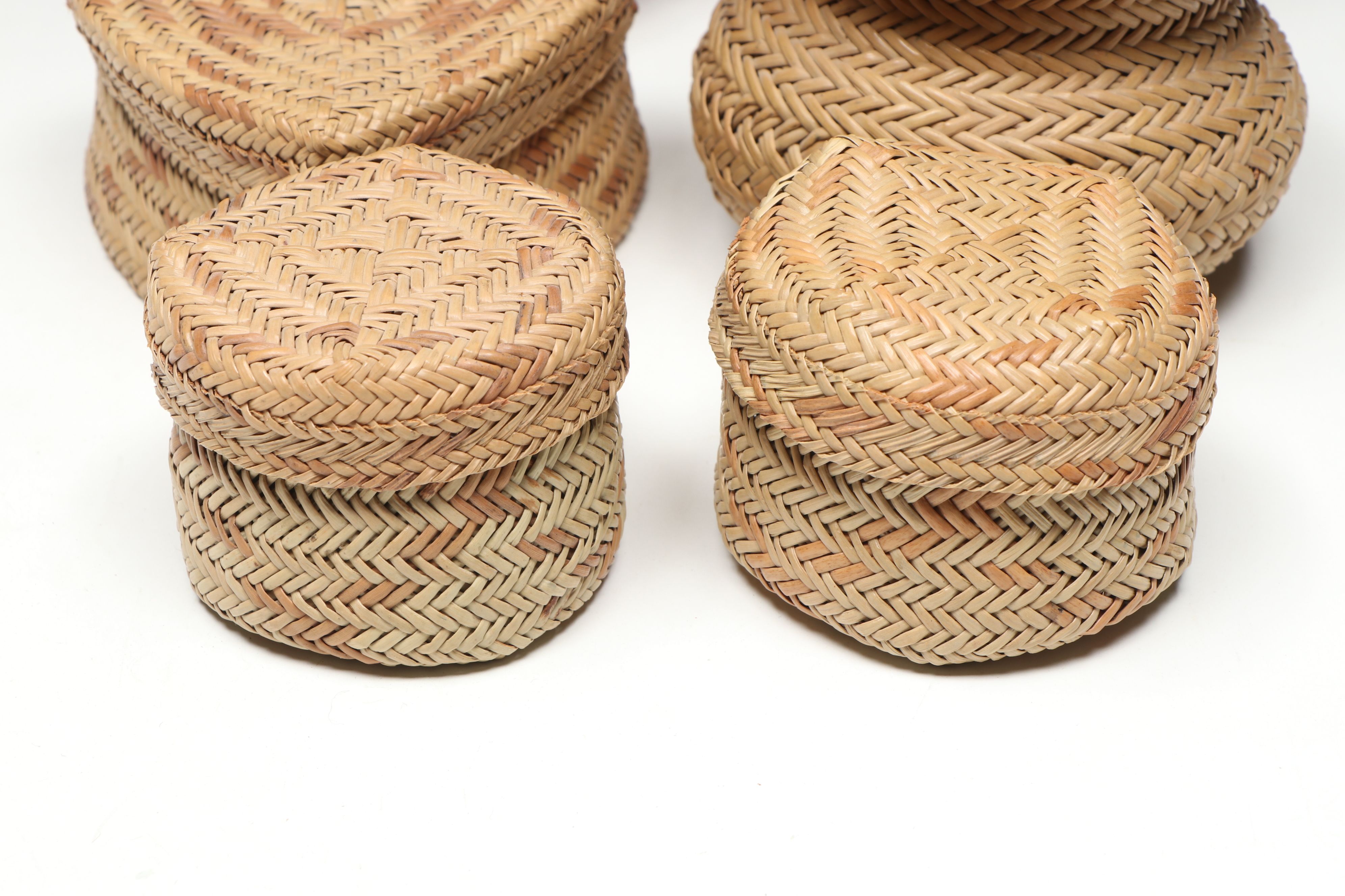 Mexican Tarahumara Pine Needle Baskets