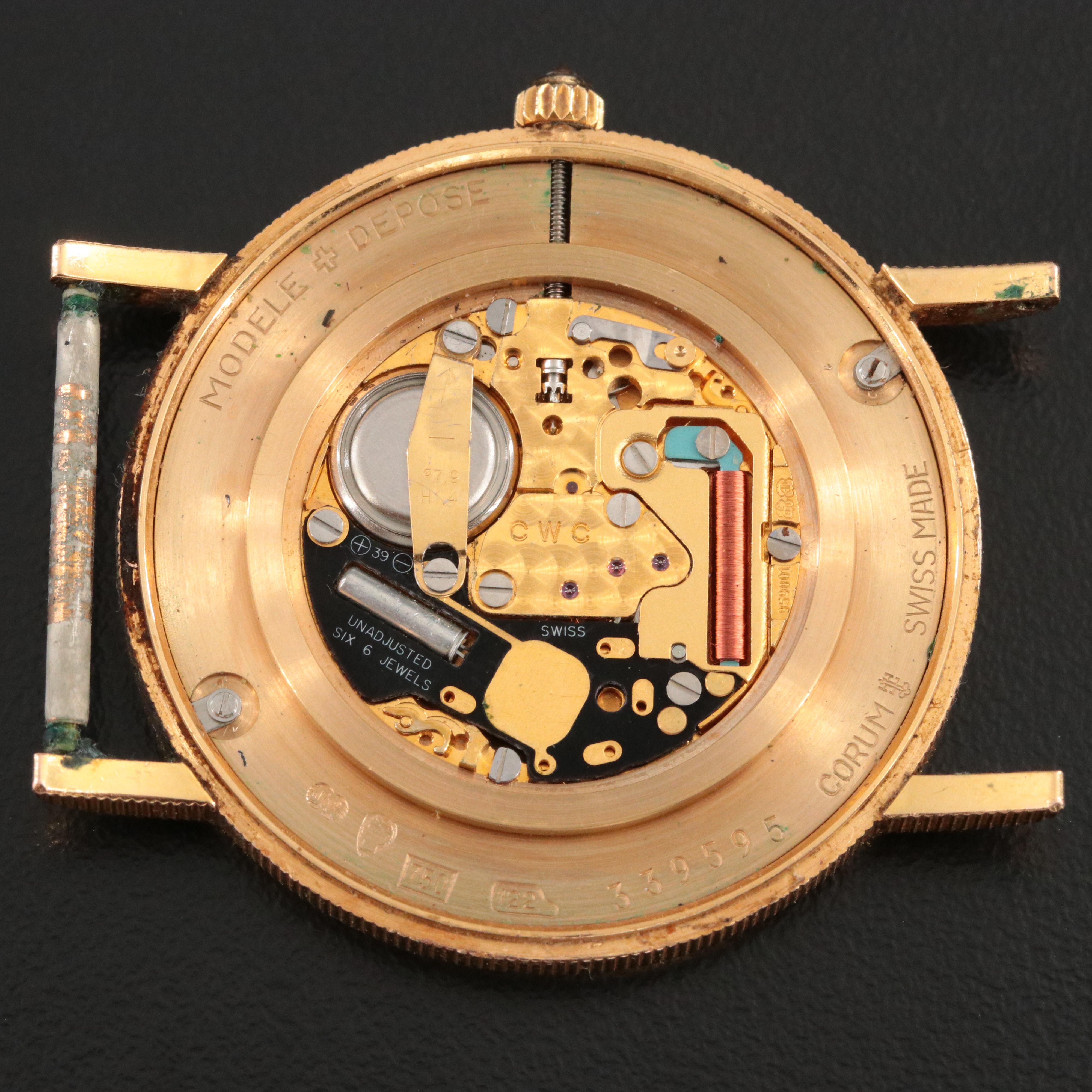 Corum $20 Liberty Double Eagle Coin Quartz Watch & Philip Stein Watch Bands