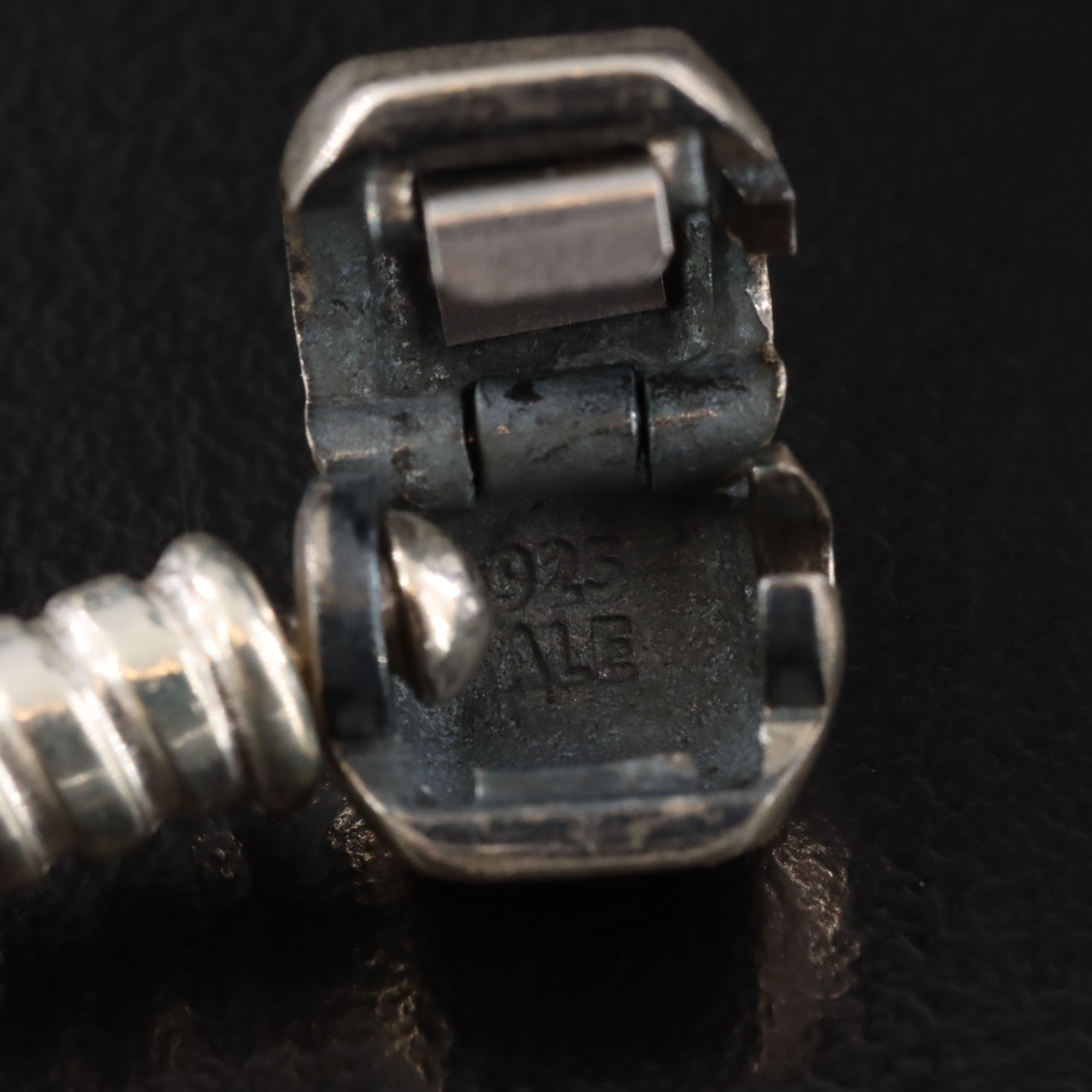 Pandora Sterling Bracelet with Charms, Lampwork Glass and Pearl