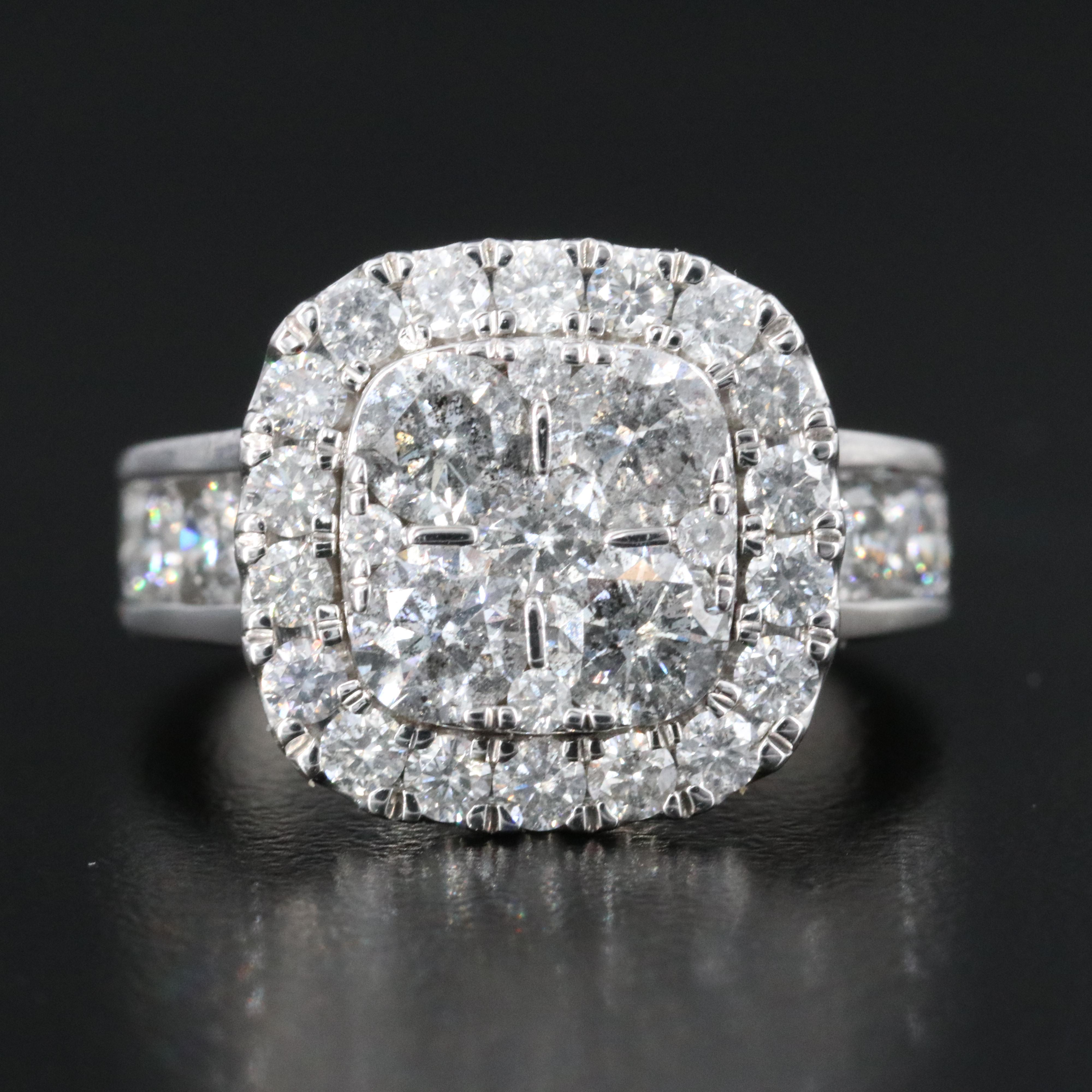 14K 3.95 CTW Diamond Ring