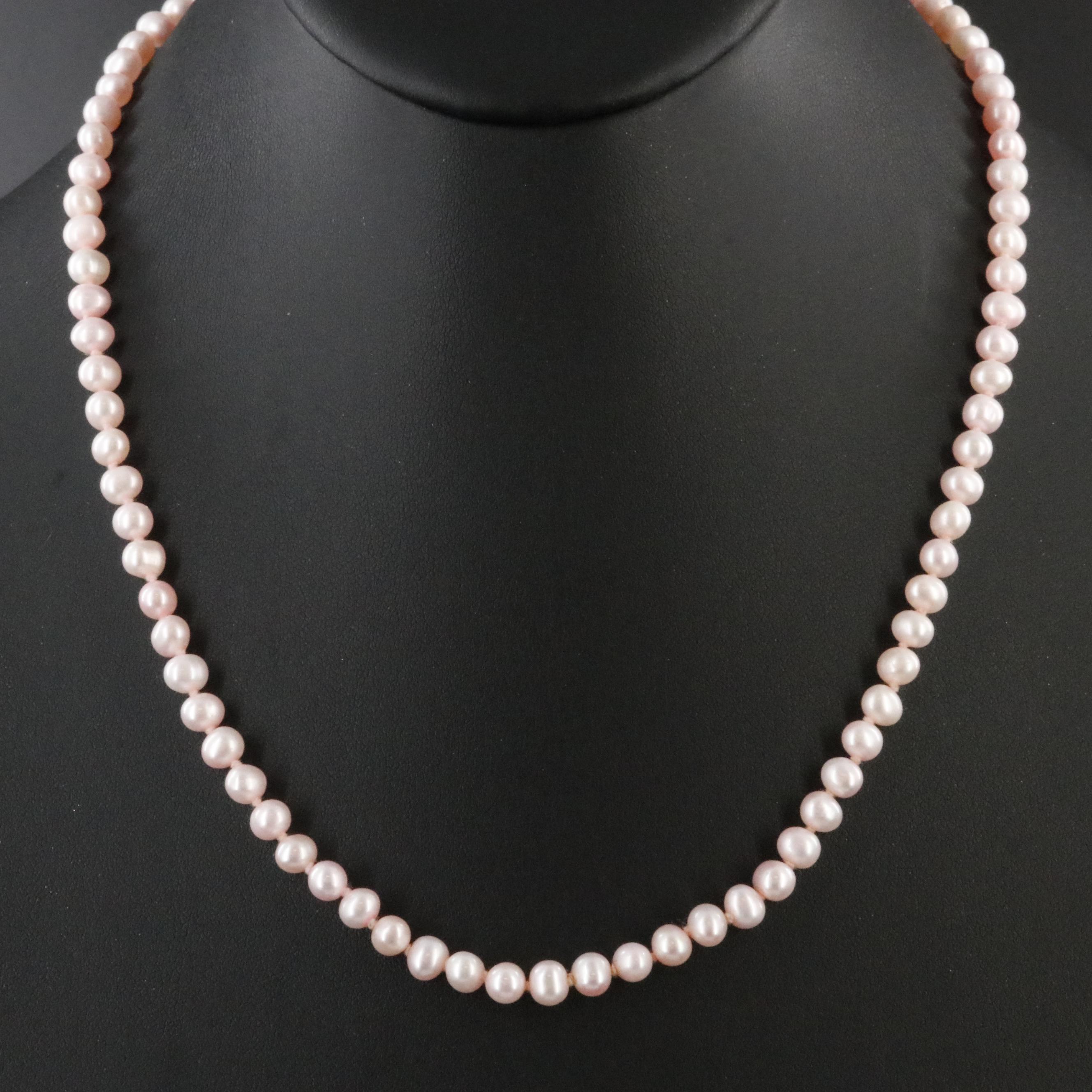 Pearl Necklace with 14K Clasp