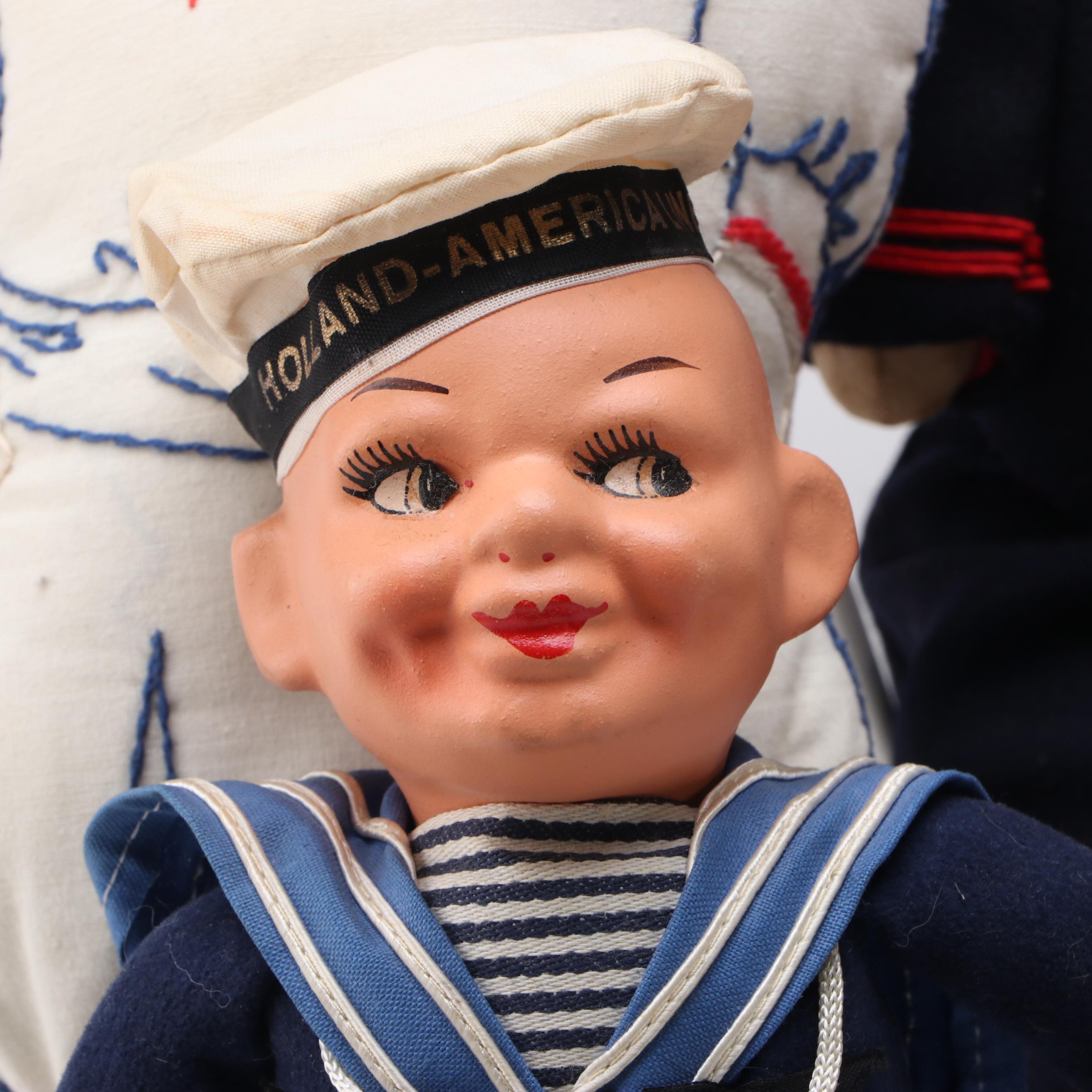 Reproduction Kestner Googly Eye and Other Sailor Dolls