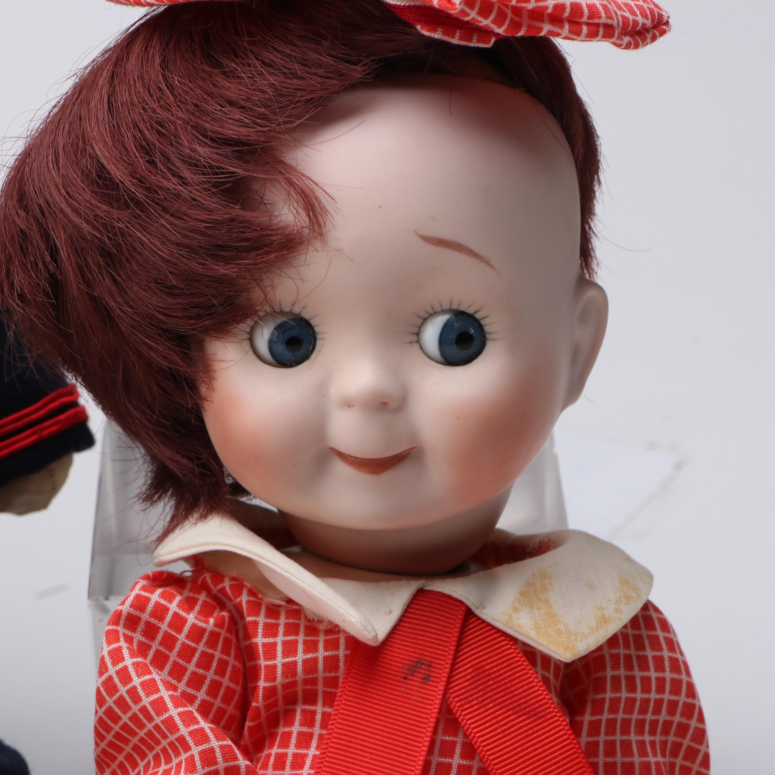 Reproduction Kestner Googly Eye and Other Sailor Dolls