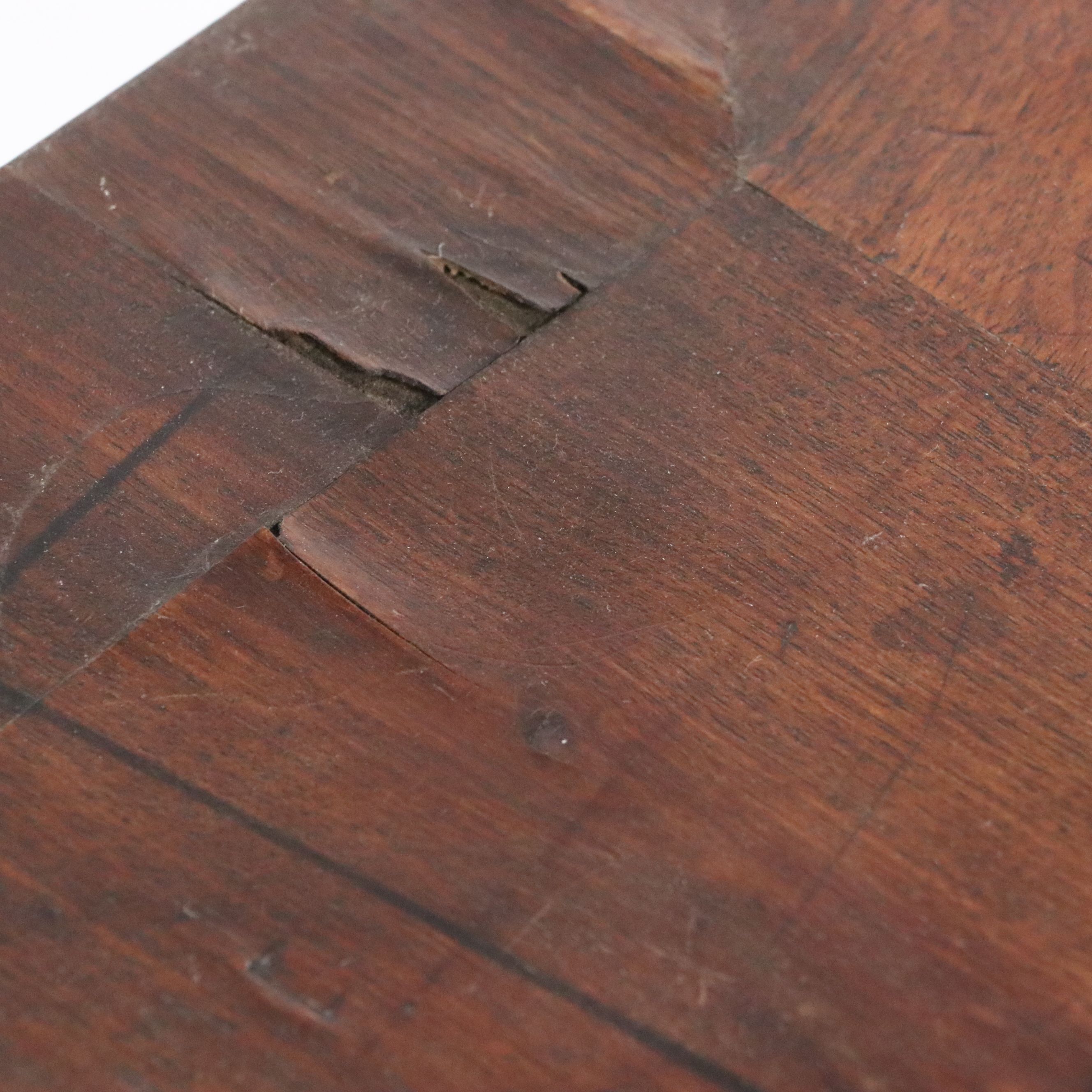 Federal Style Turned Mahogany Two-Drawer Side Table
