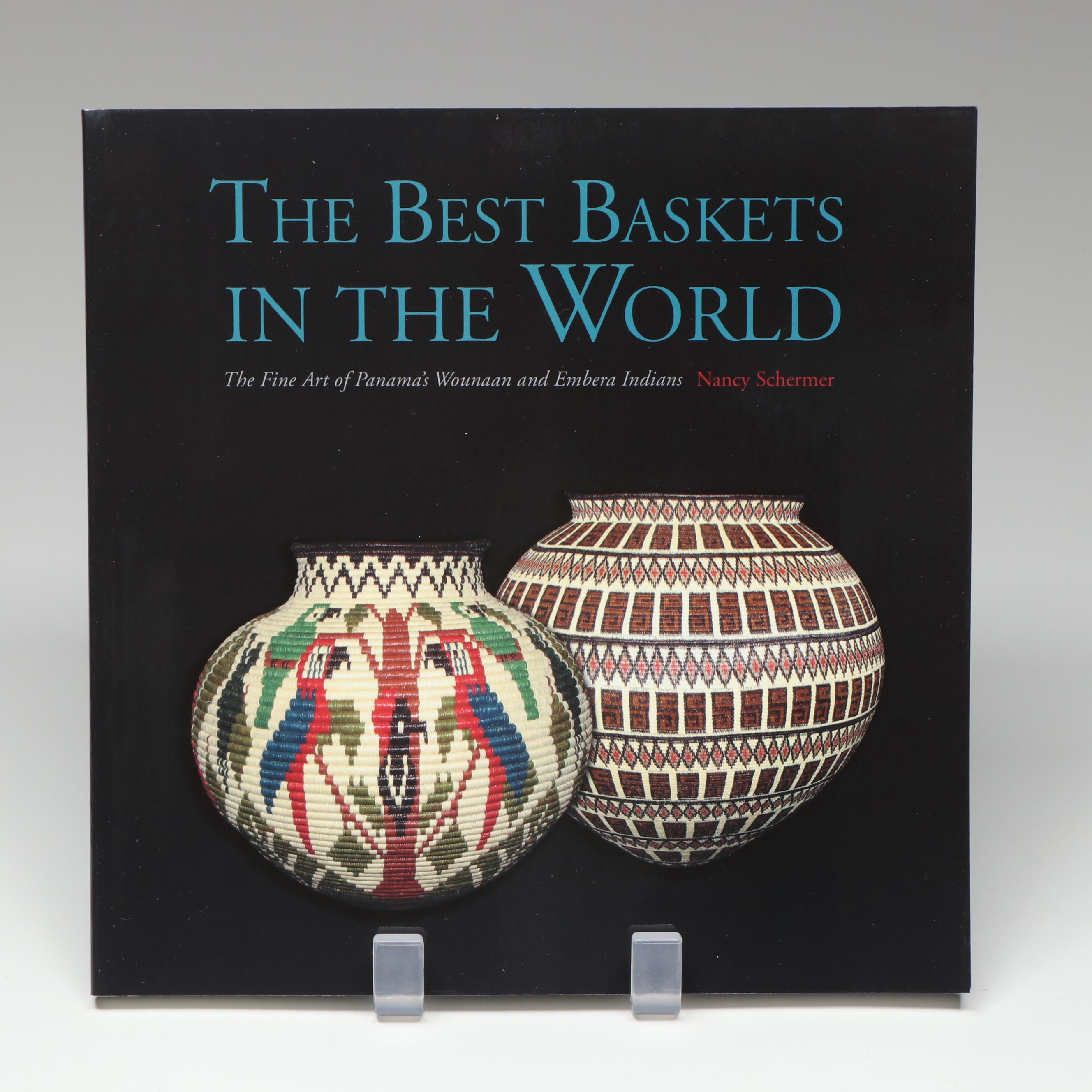 Magda Lino Panamanian Emberá-Wounaan Polychrome Chunga Fiber Baskets