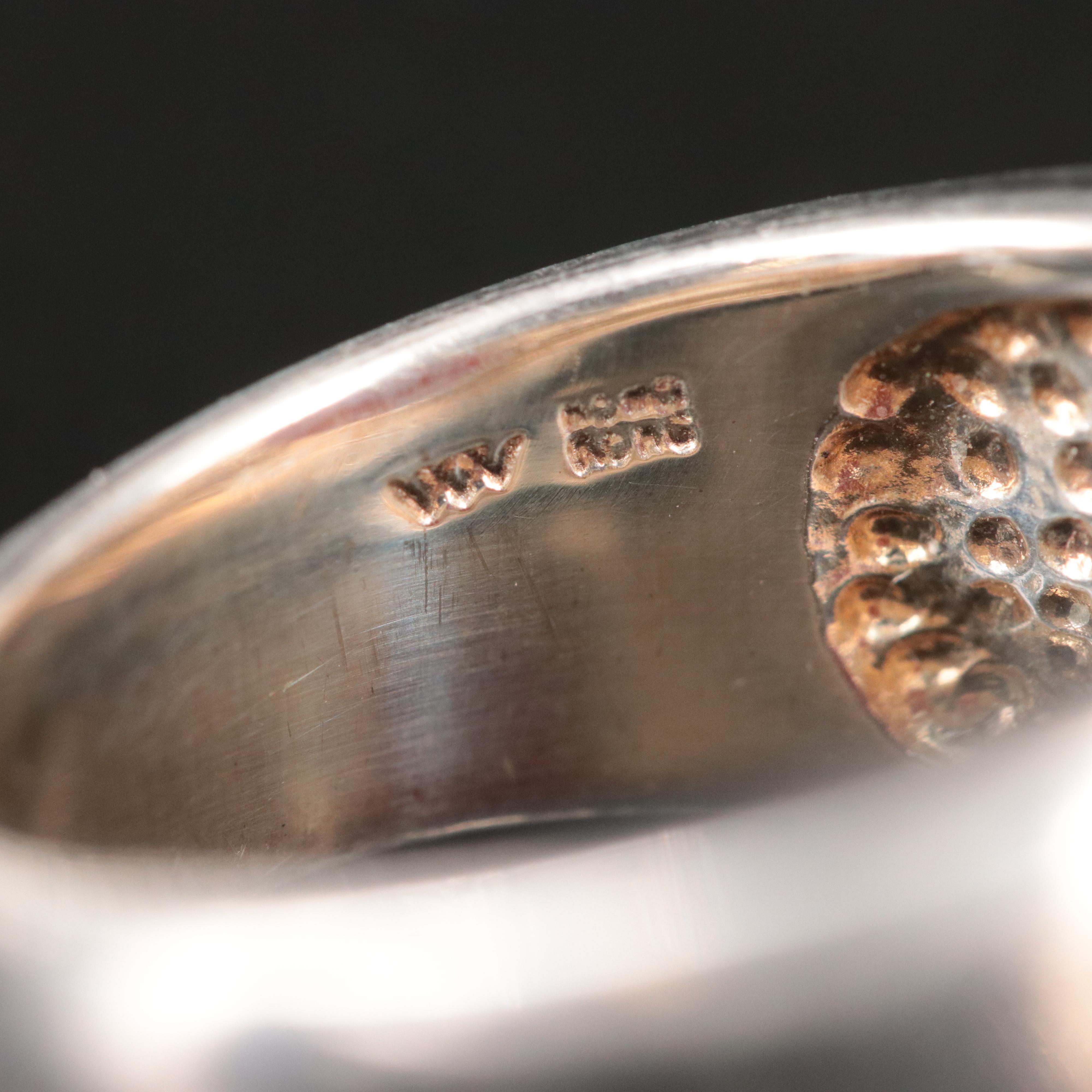 Sterling Jadeite Solitaire Ring