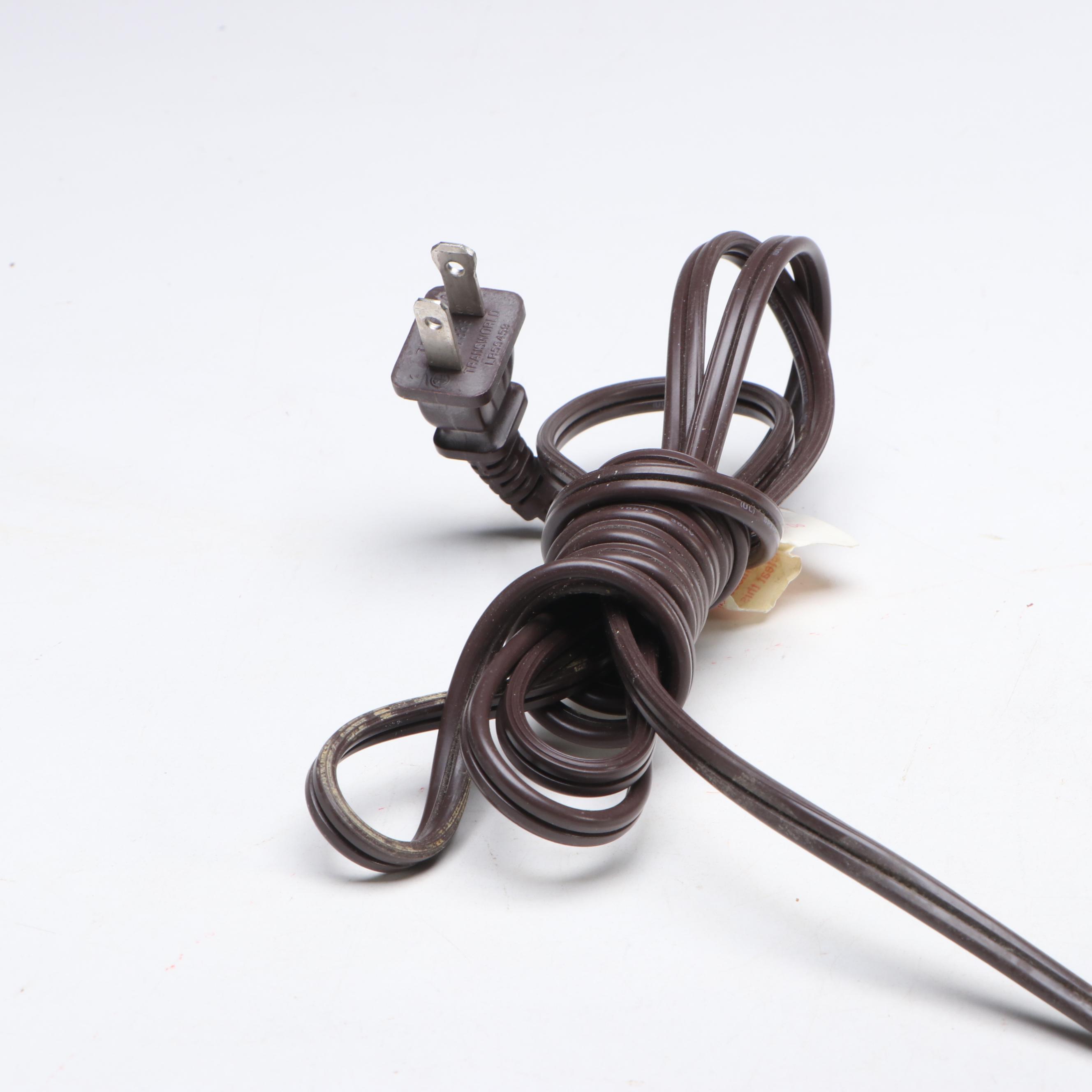 Glynda Turley Bronzed Table Lamp with Iridescent Floral Shade