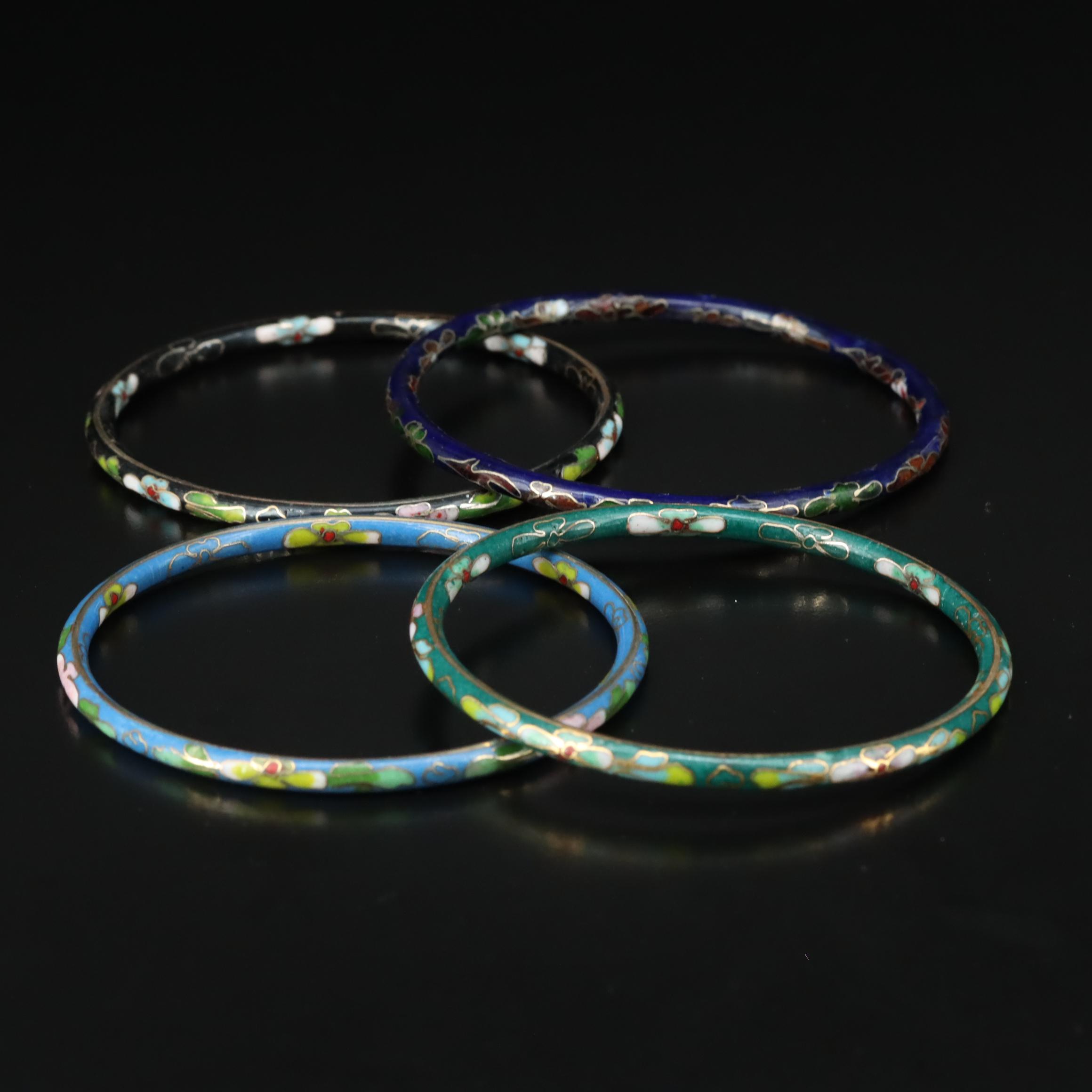Cloisonné Enamel Bangles