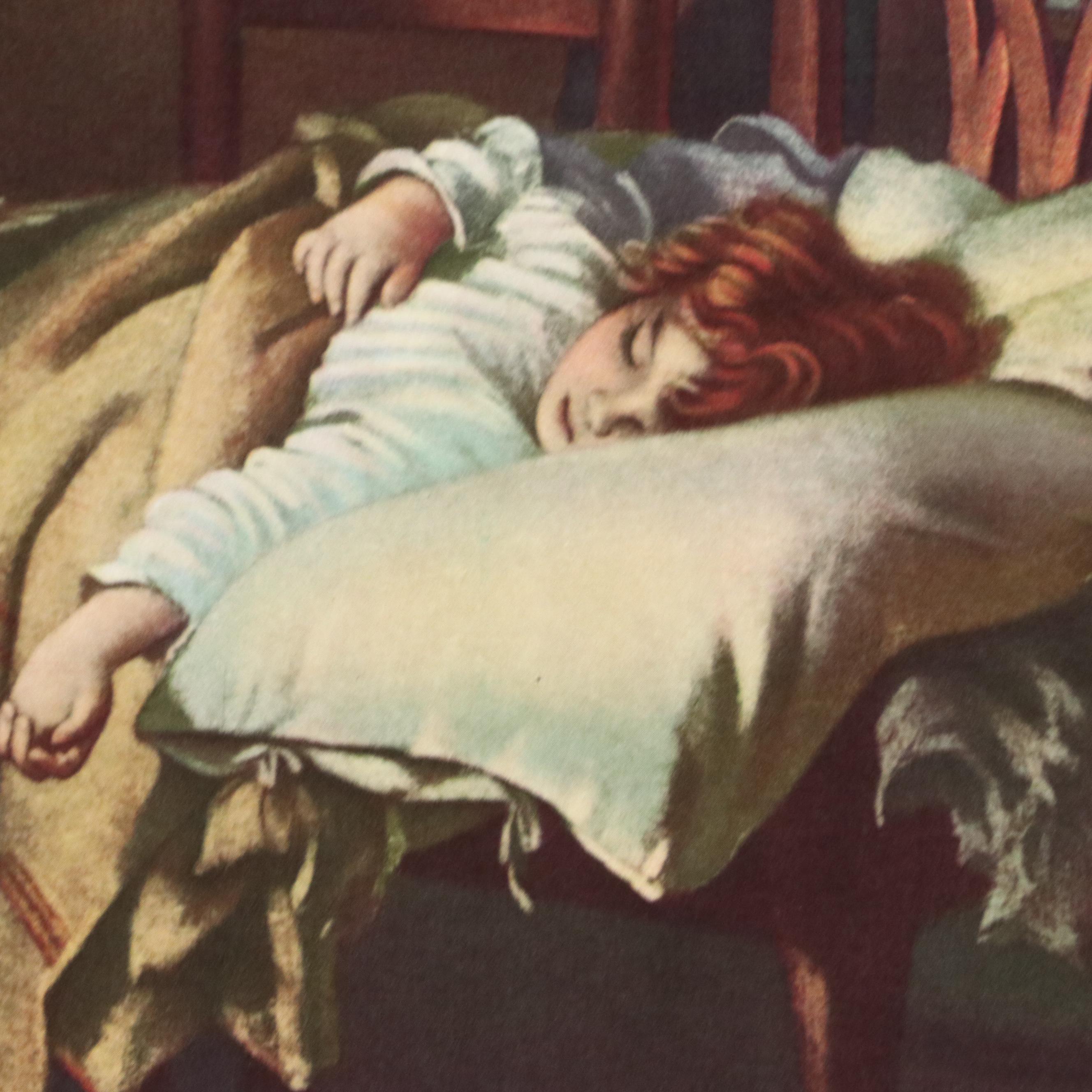 After Luke Fildes Offset Lithograph "The Doctor," Mid to Late 20th Century