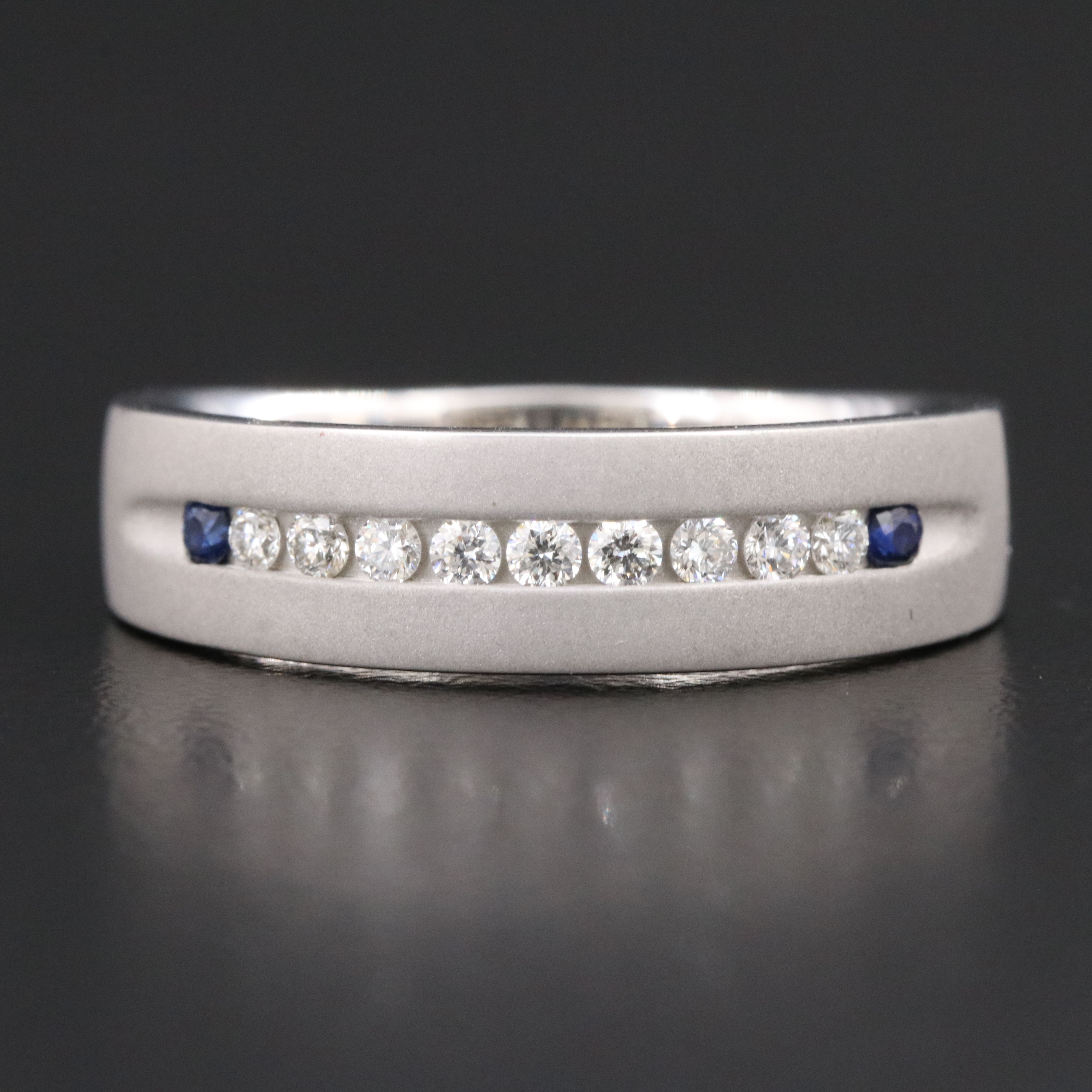 Vera Wang Love 14K 0.23 CTW Diamond and Sapphire Ring