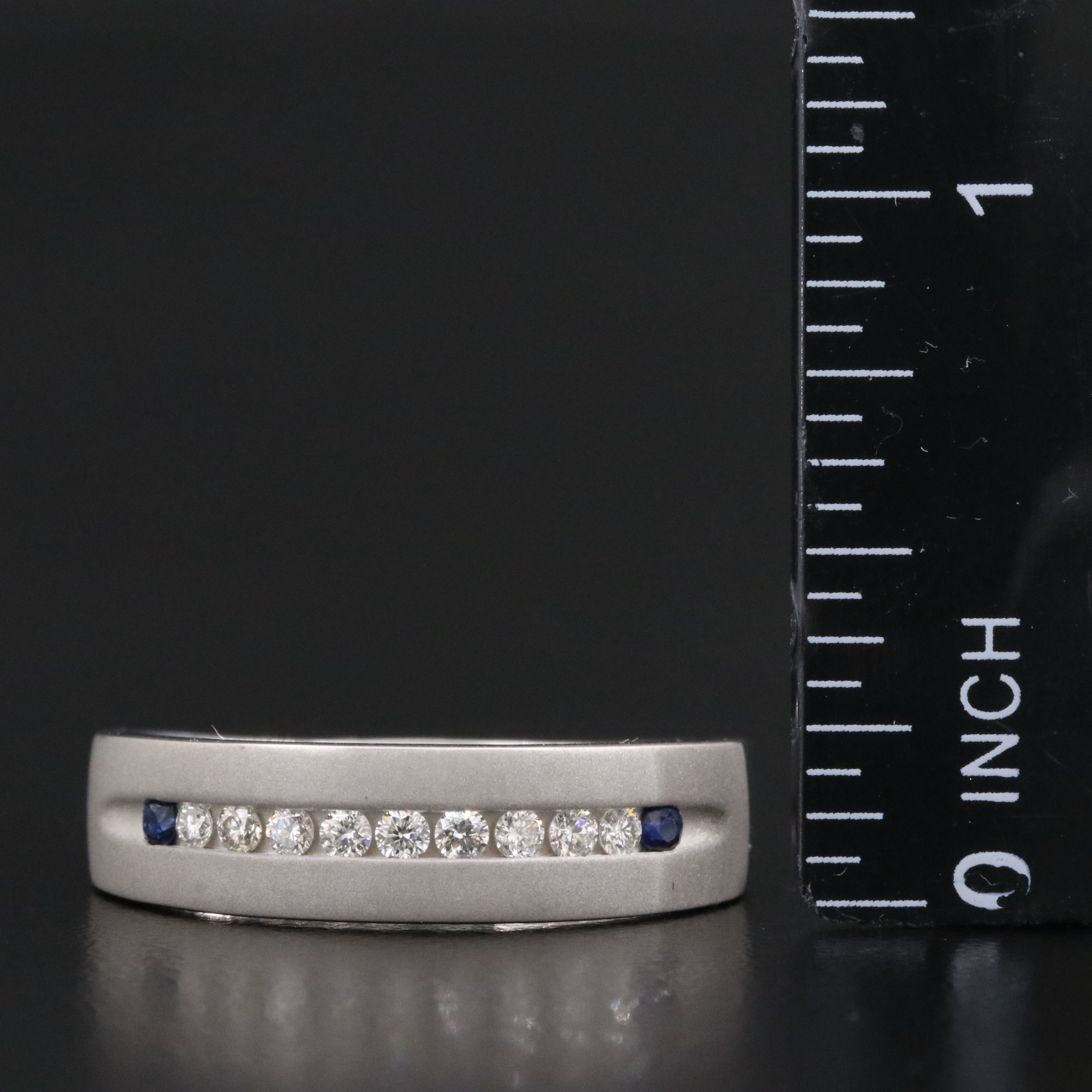 Vera Wang Love 14K 0.23 CTW Diamond and Sapphire Ring