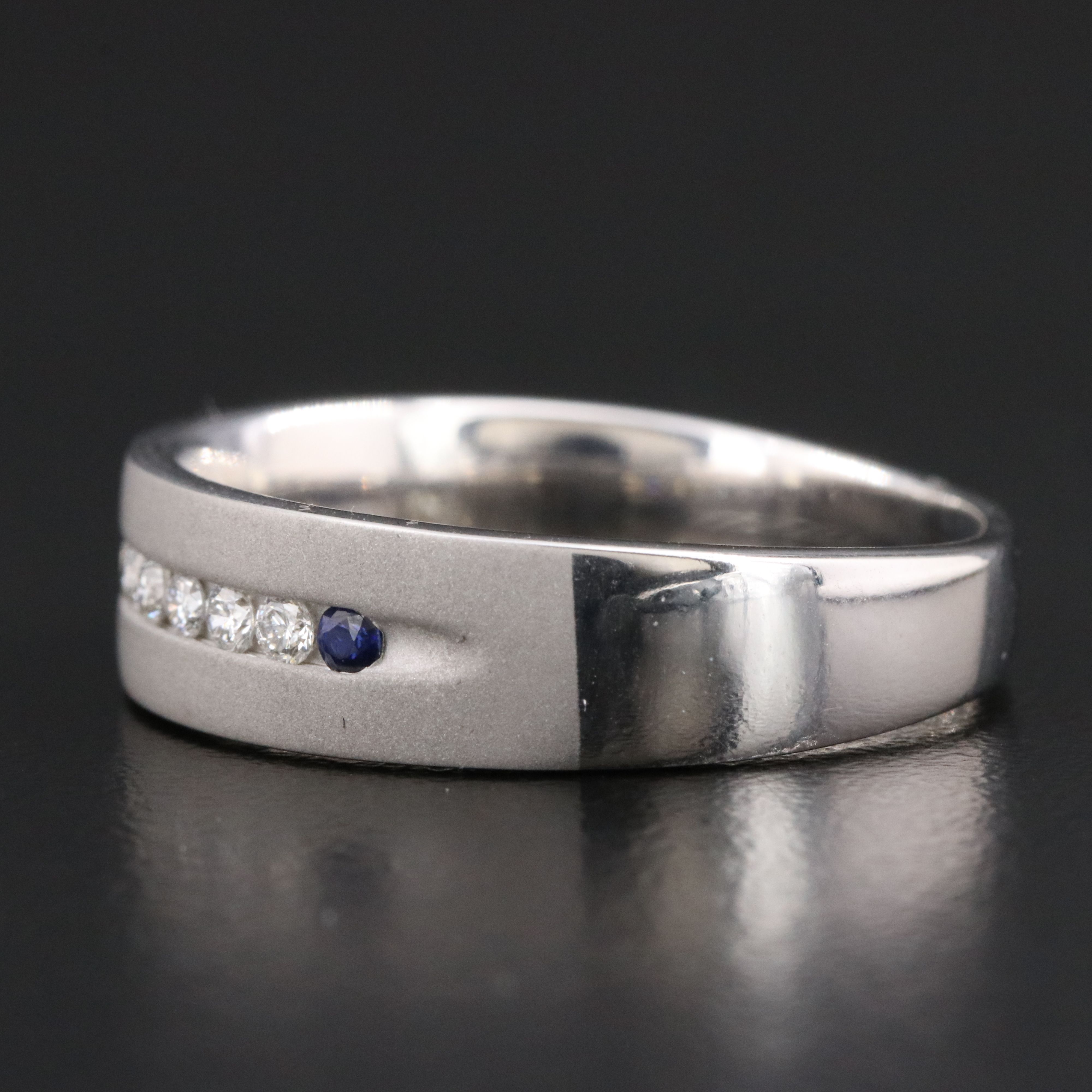 Vera Wang Love 14K 0.23 CTW Diamond and Sapphire Ring