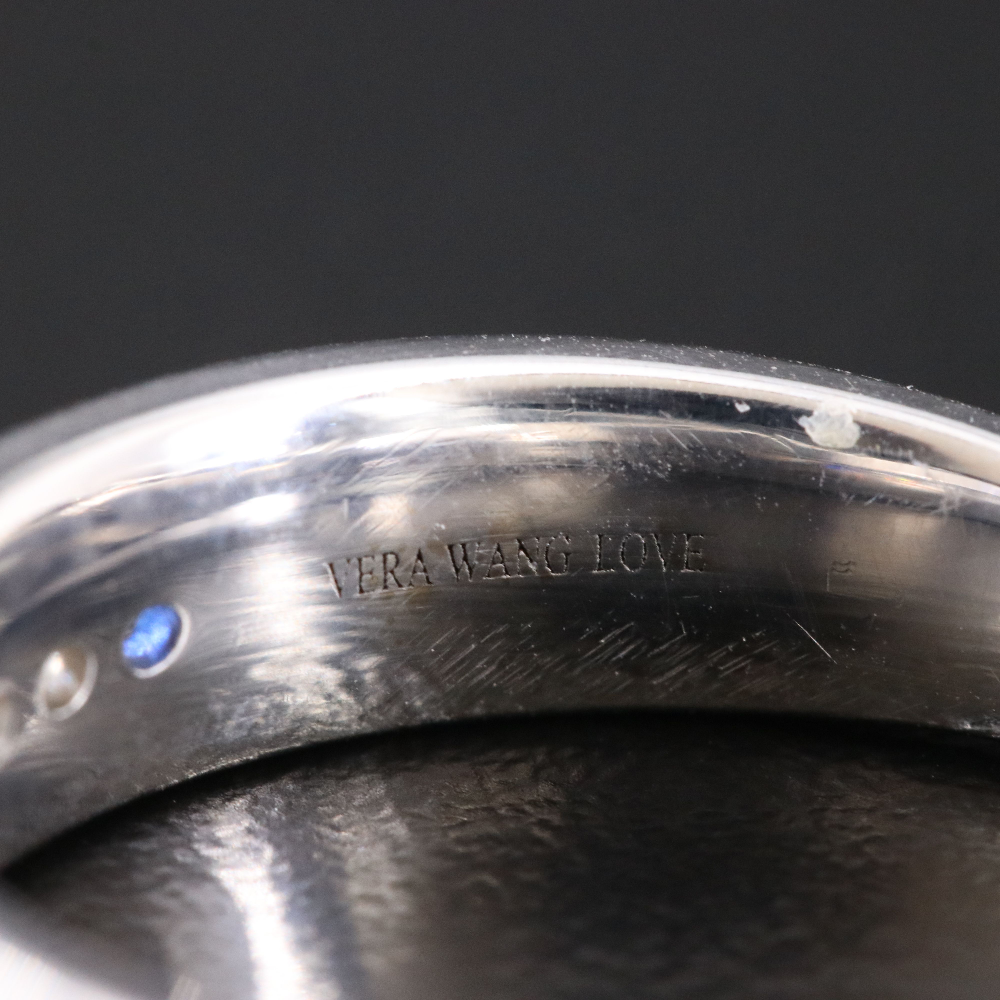 Vera Wang Love 14K 0.23 CTW Diamond and Sapphire Ring