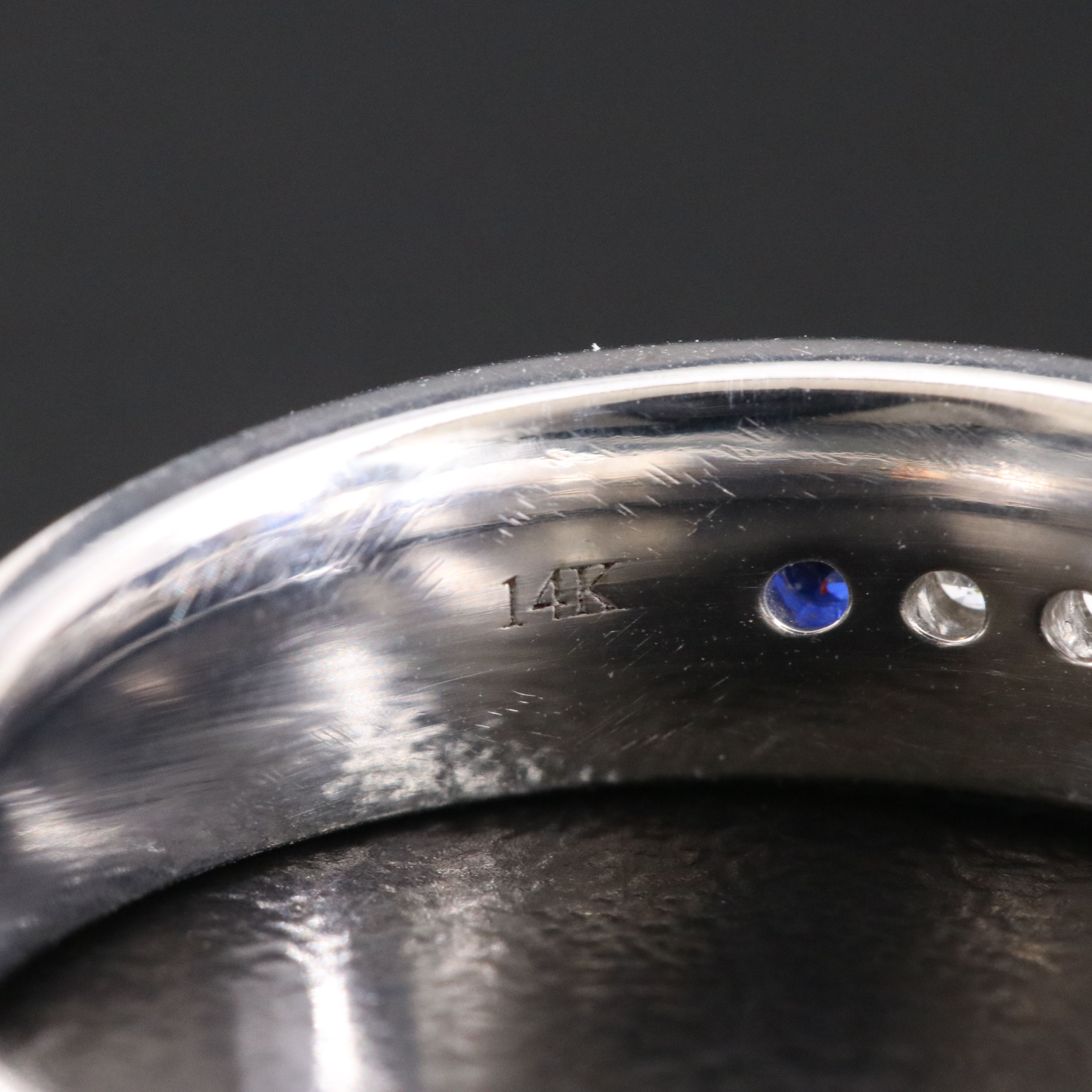 Vera Wang Love 14K 0.23 CTW Diamond and Sapphire Ring