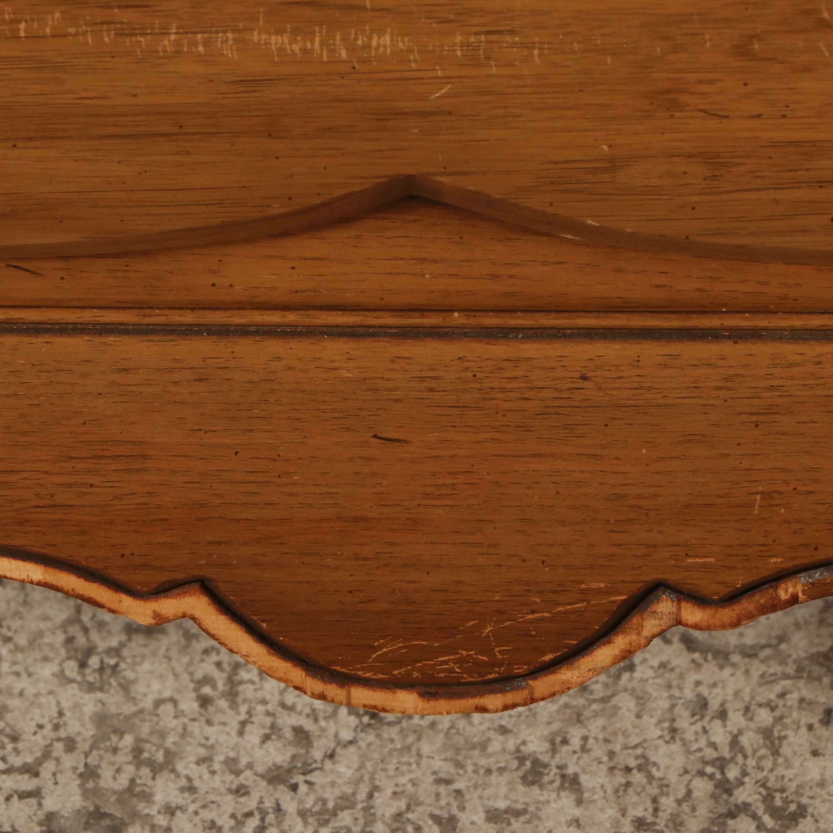 French Provincial Style Pecan Dresser