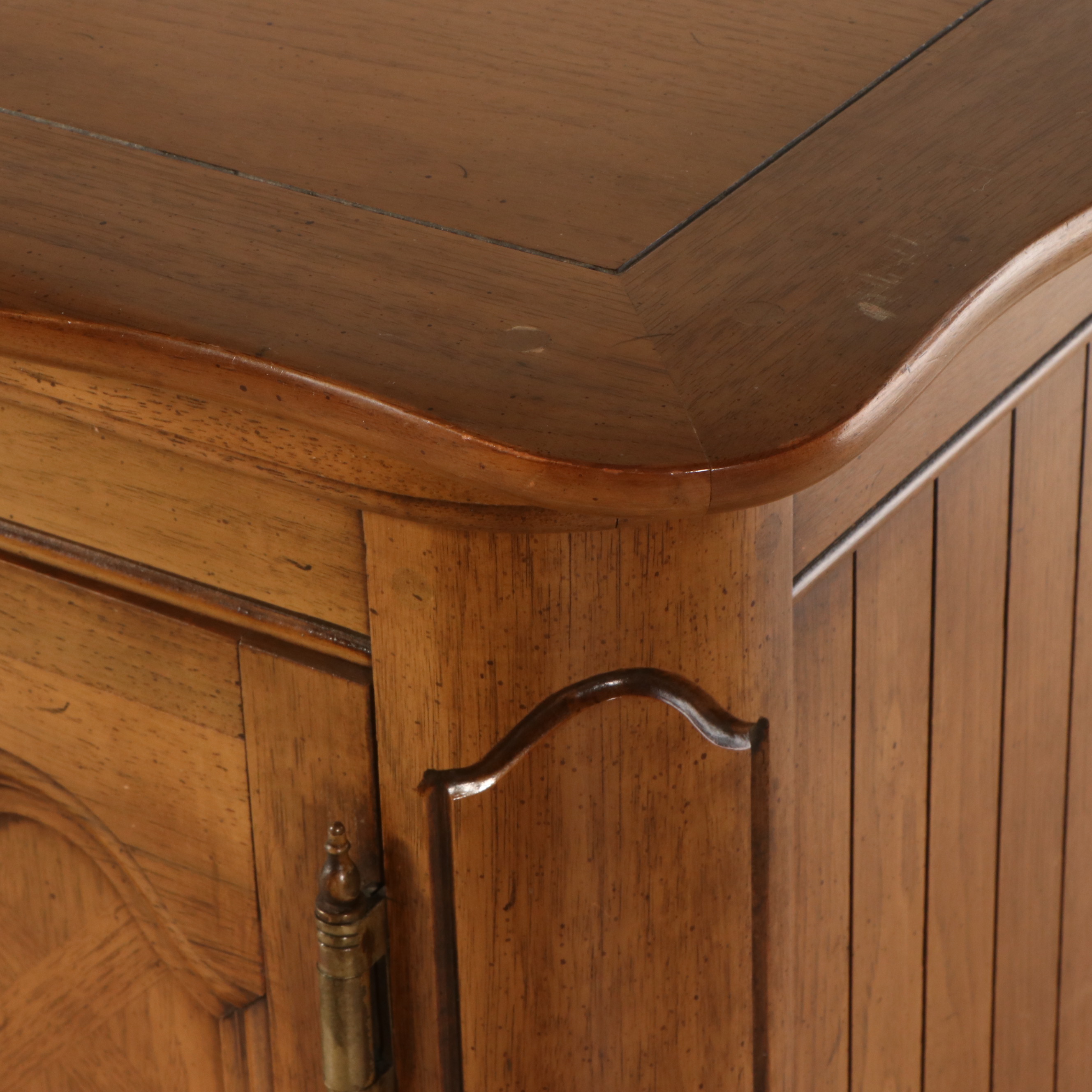 French Provincial Style Pecan Dresser