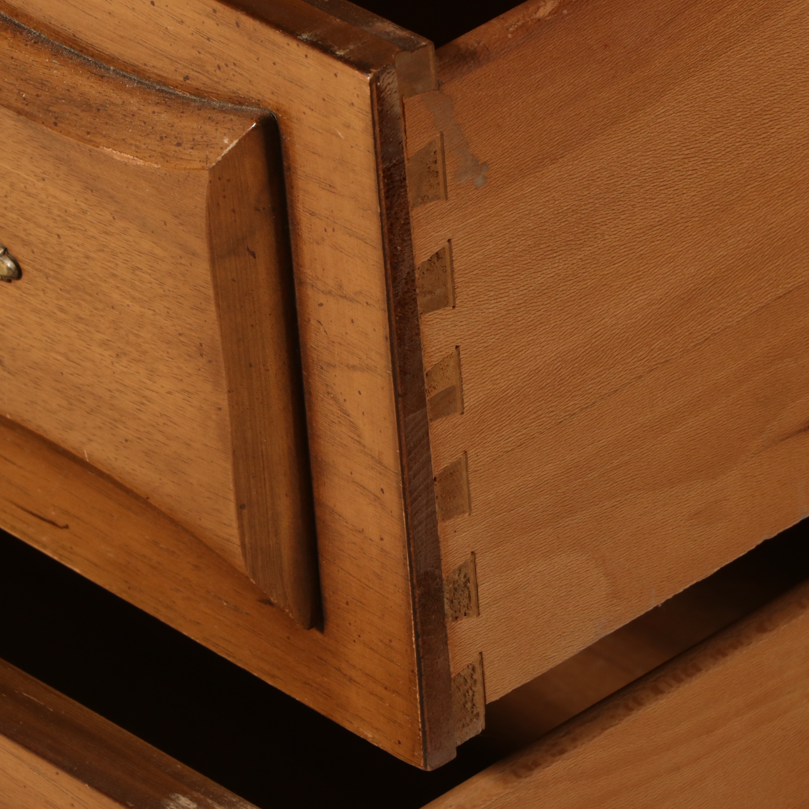 French Provincial Style Pecan Dresser