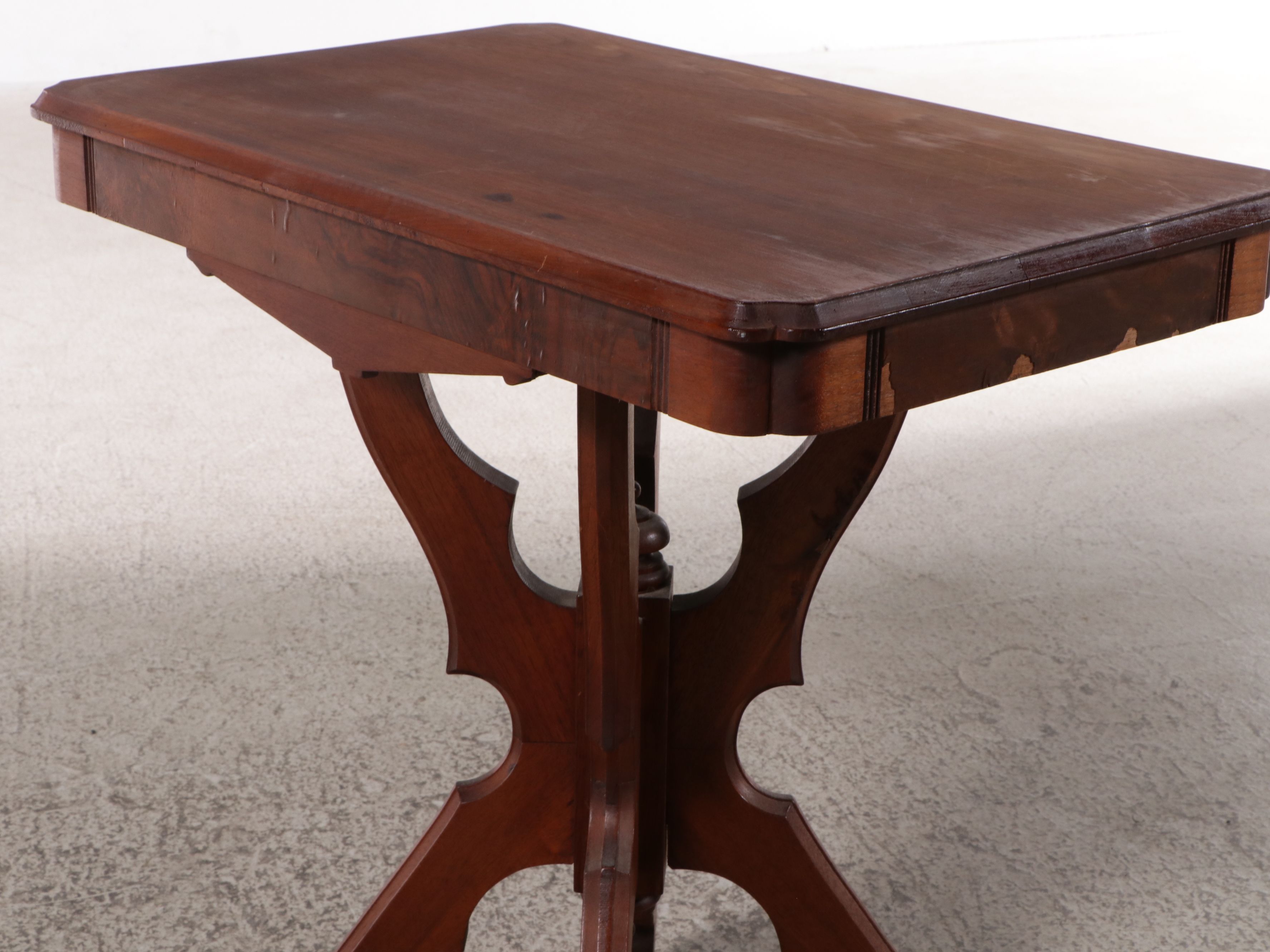 Eastlake Walnut Center Table