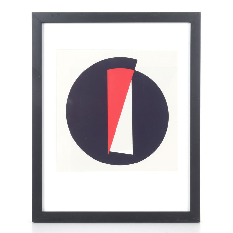 Klaus Steinmann Serigraph from Porfolio "Concrete Art," 1992