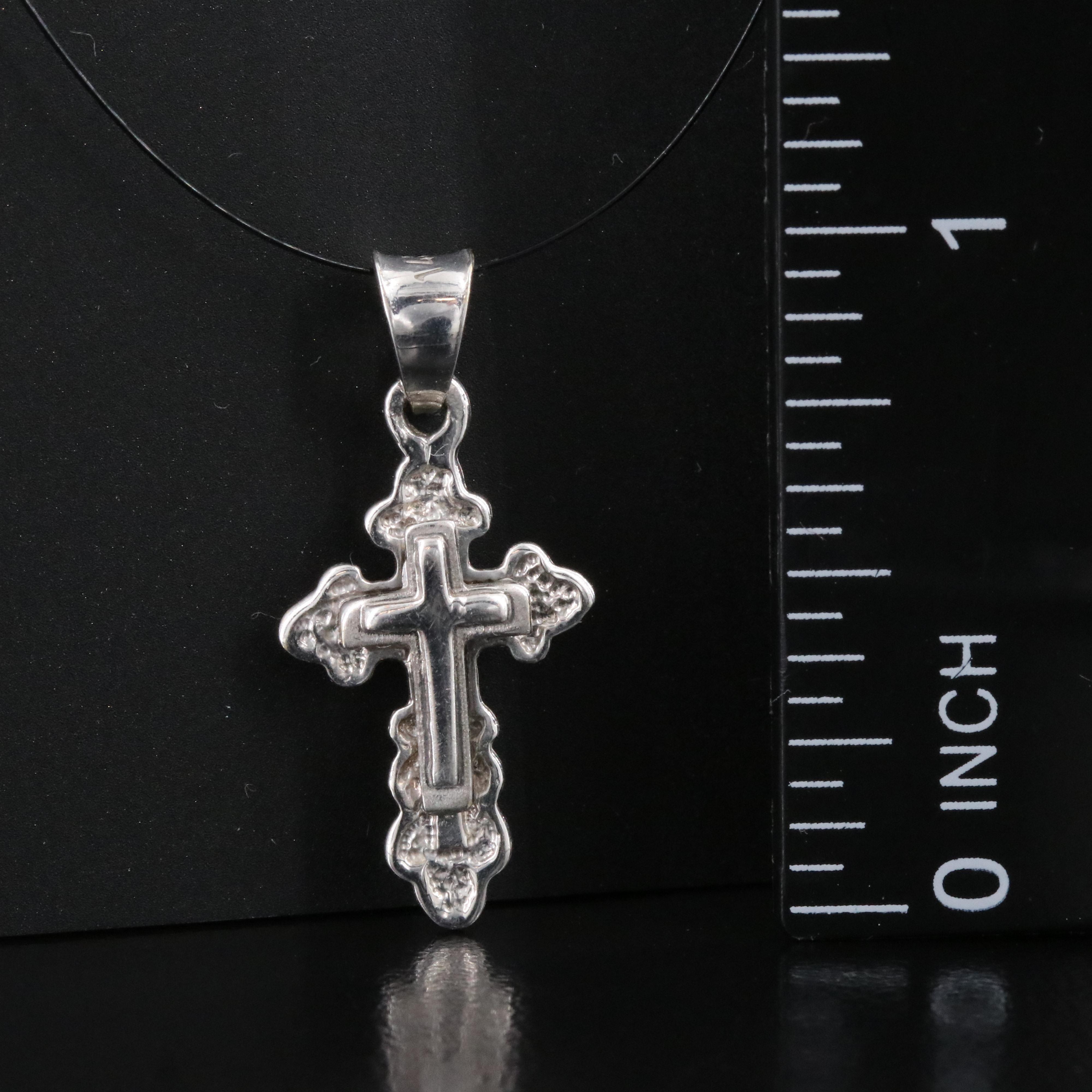 14K Cross Pendant