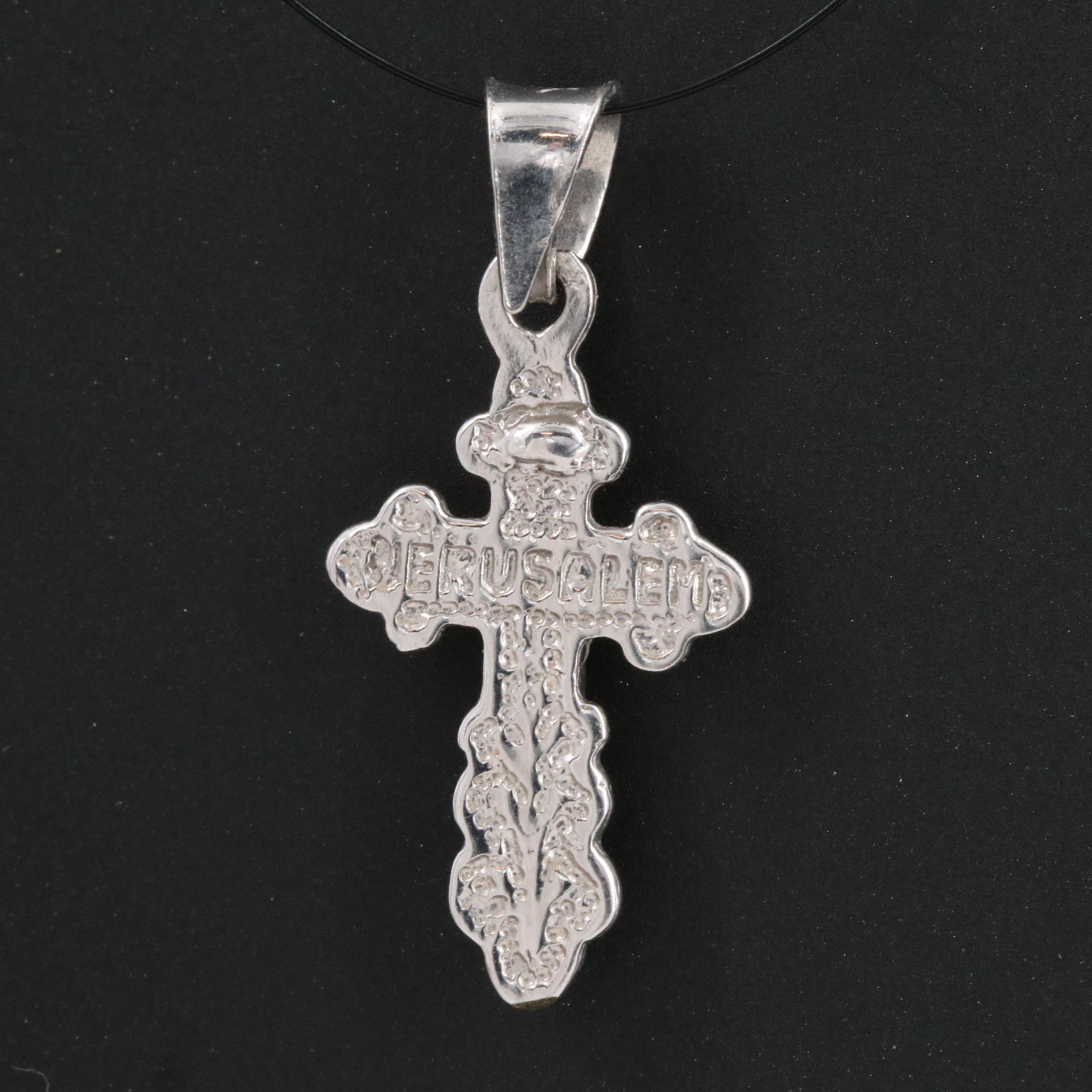 14K Cross Pendant