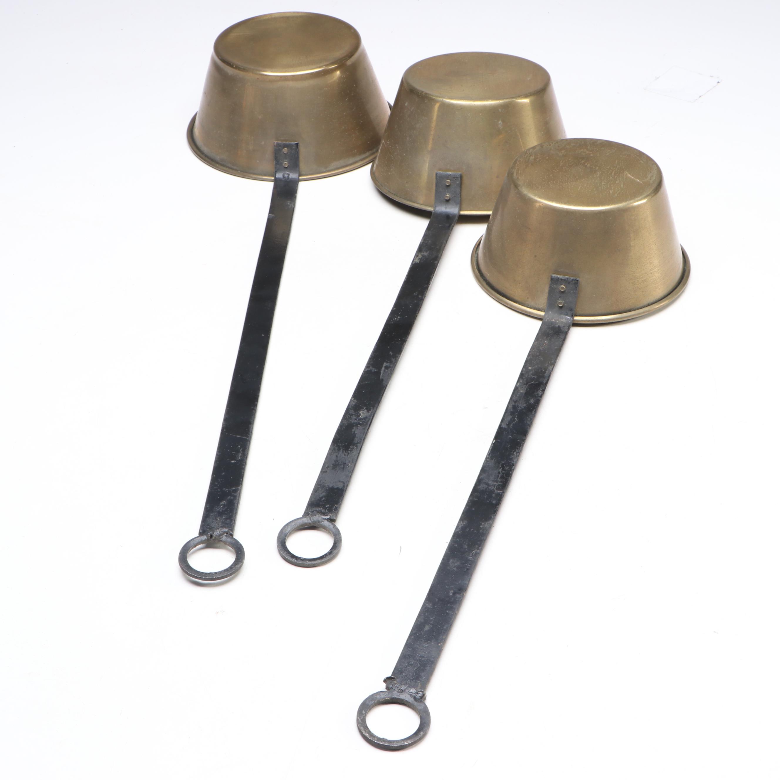 Long Handled Brass Fireplace Dippers