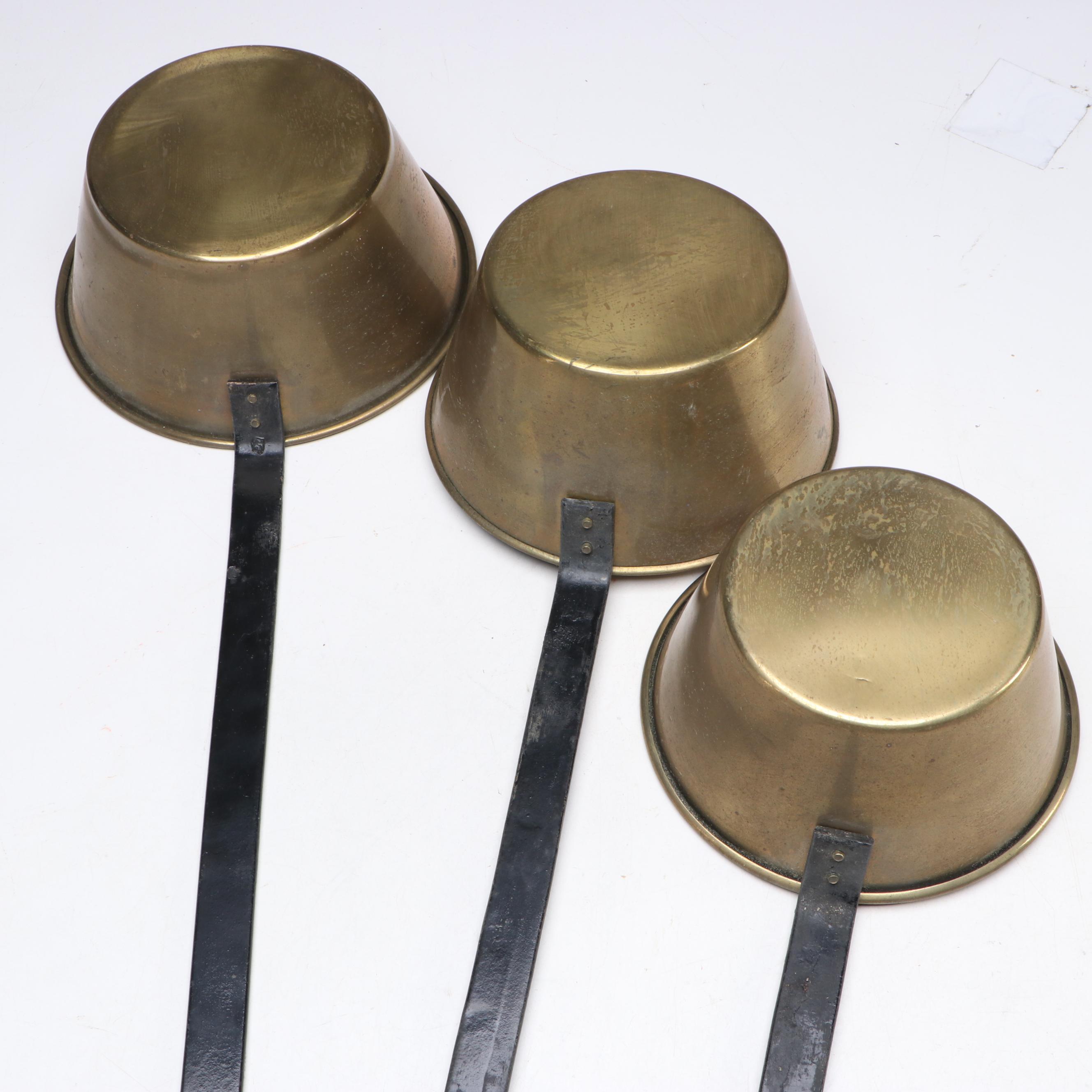 Long Handled Brass Fireplace Dippers