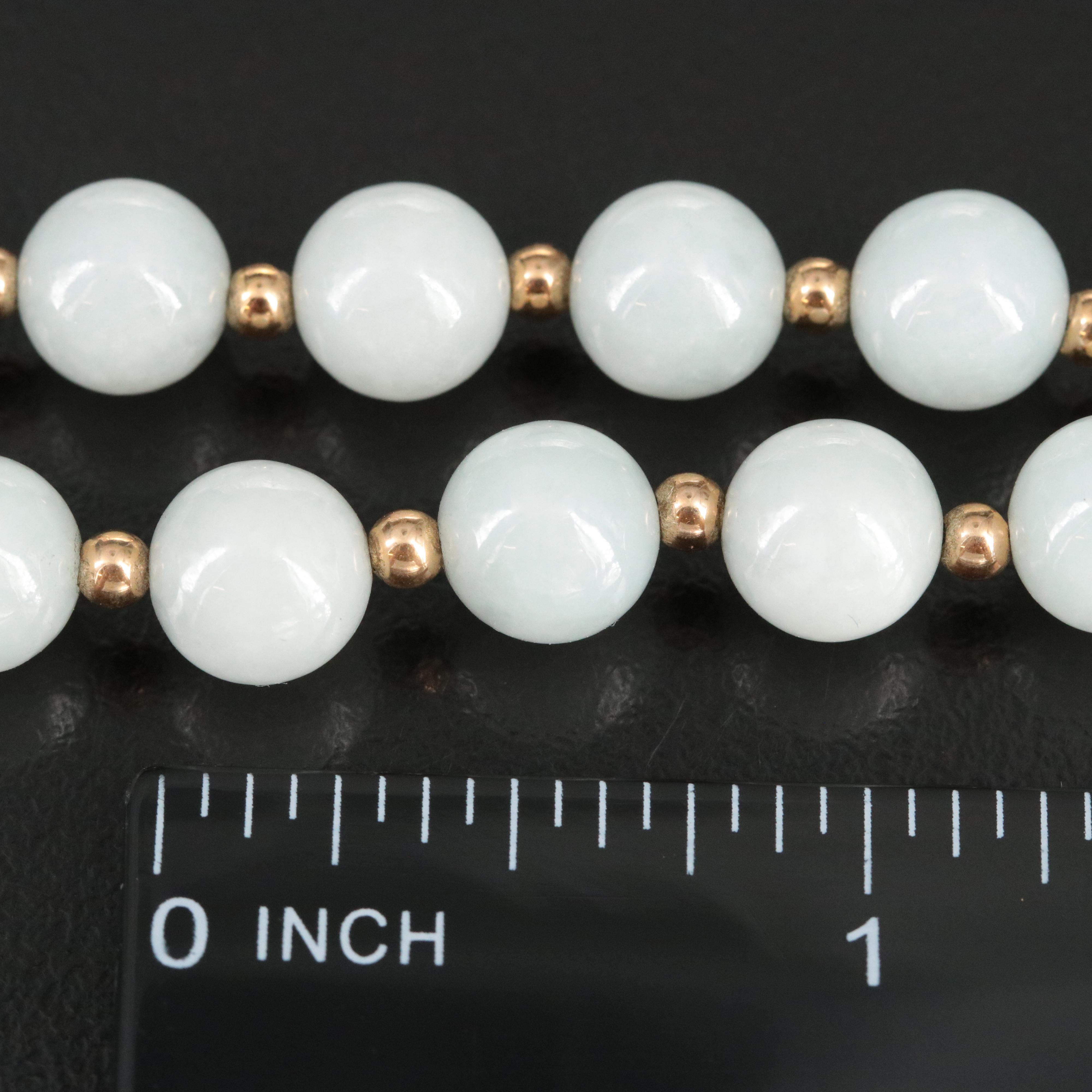 14K Jadeite Endless Necklace