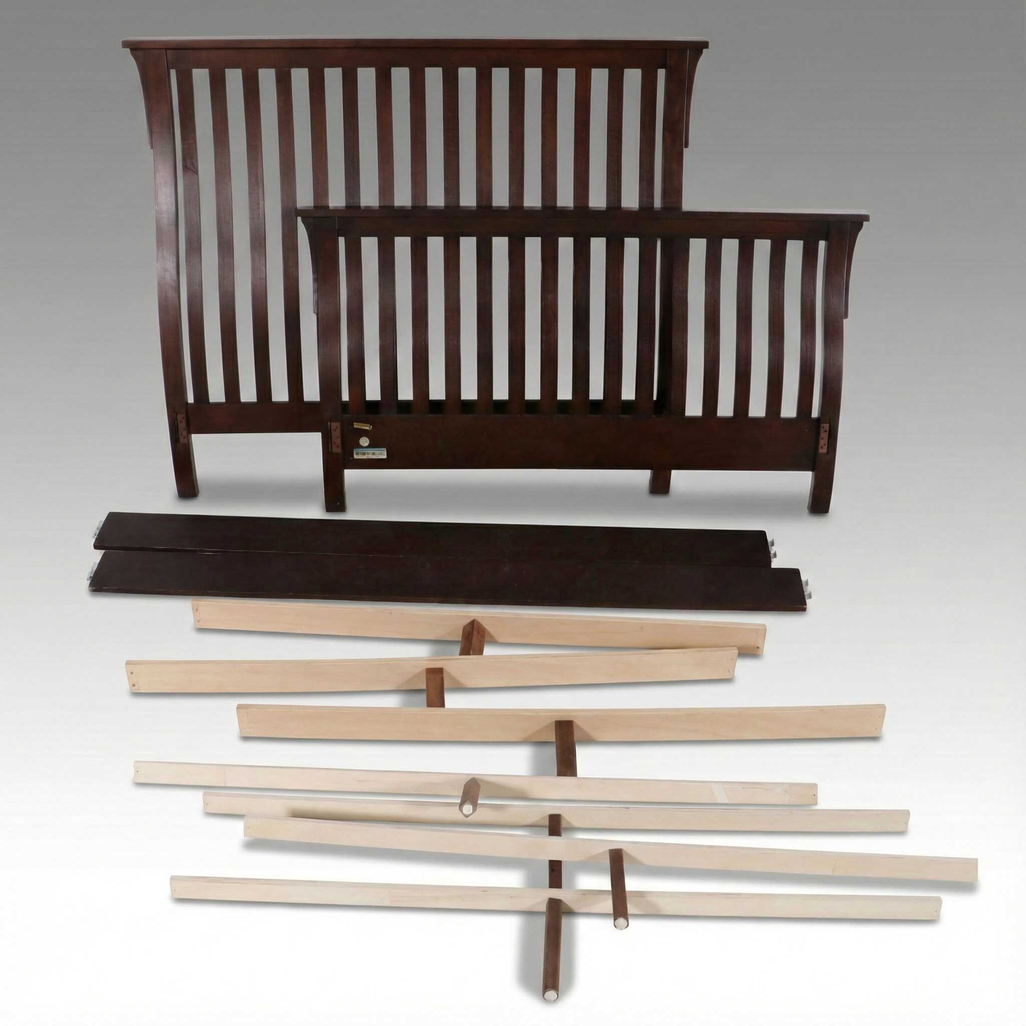 Artwork Furniture Arts & Crafts Style Queen Size Bed Frame