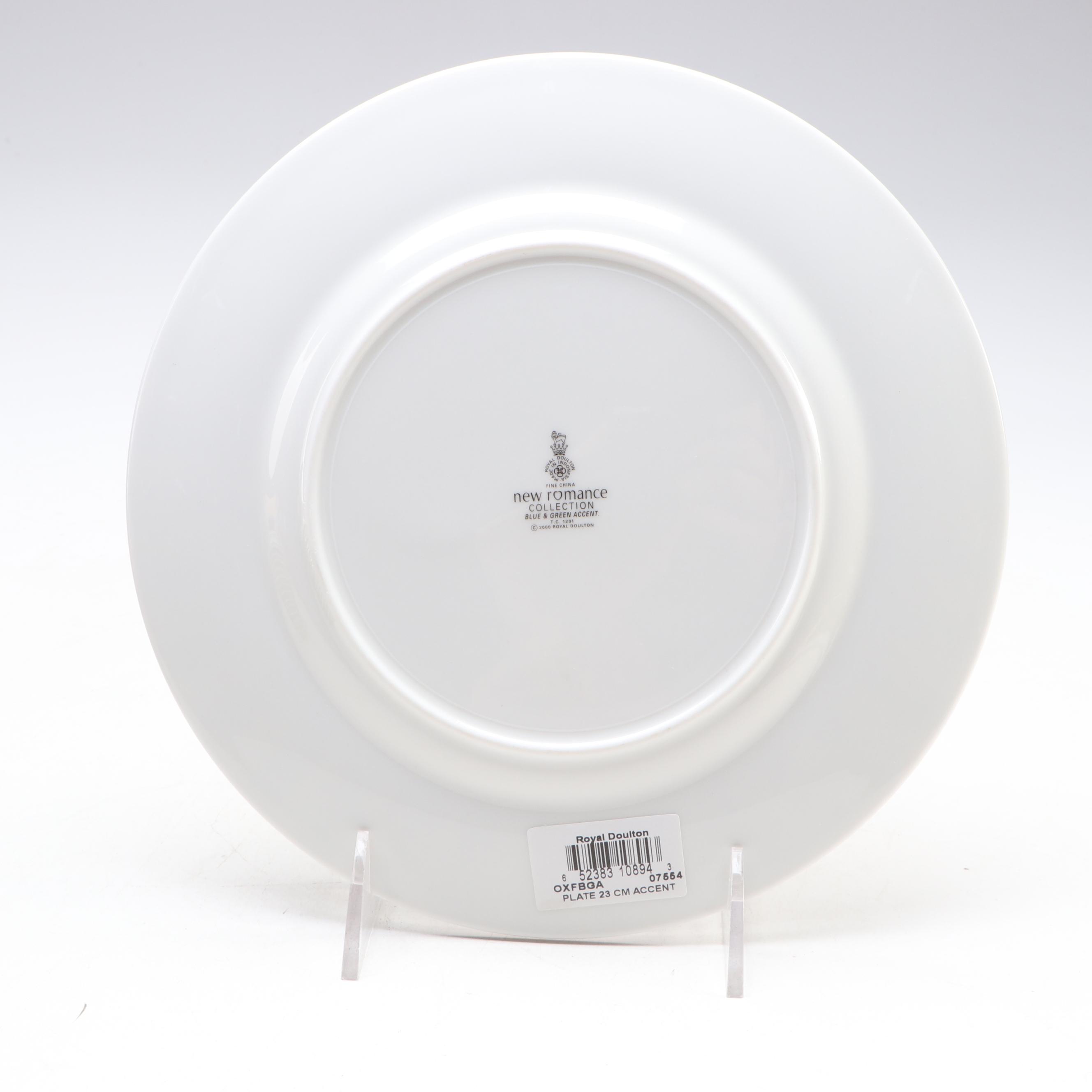 Royal Doulton Porcelain New Romance  Collection "Oxford" Plates