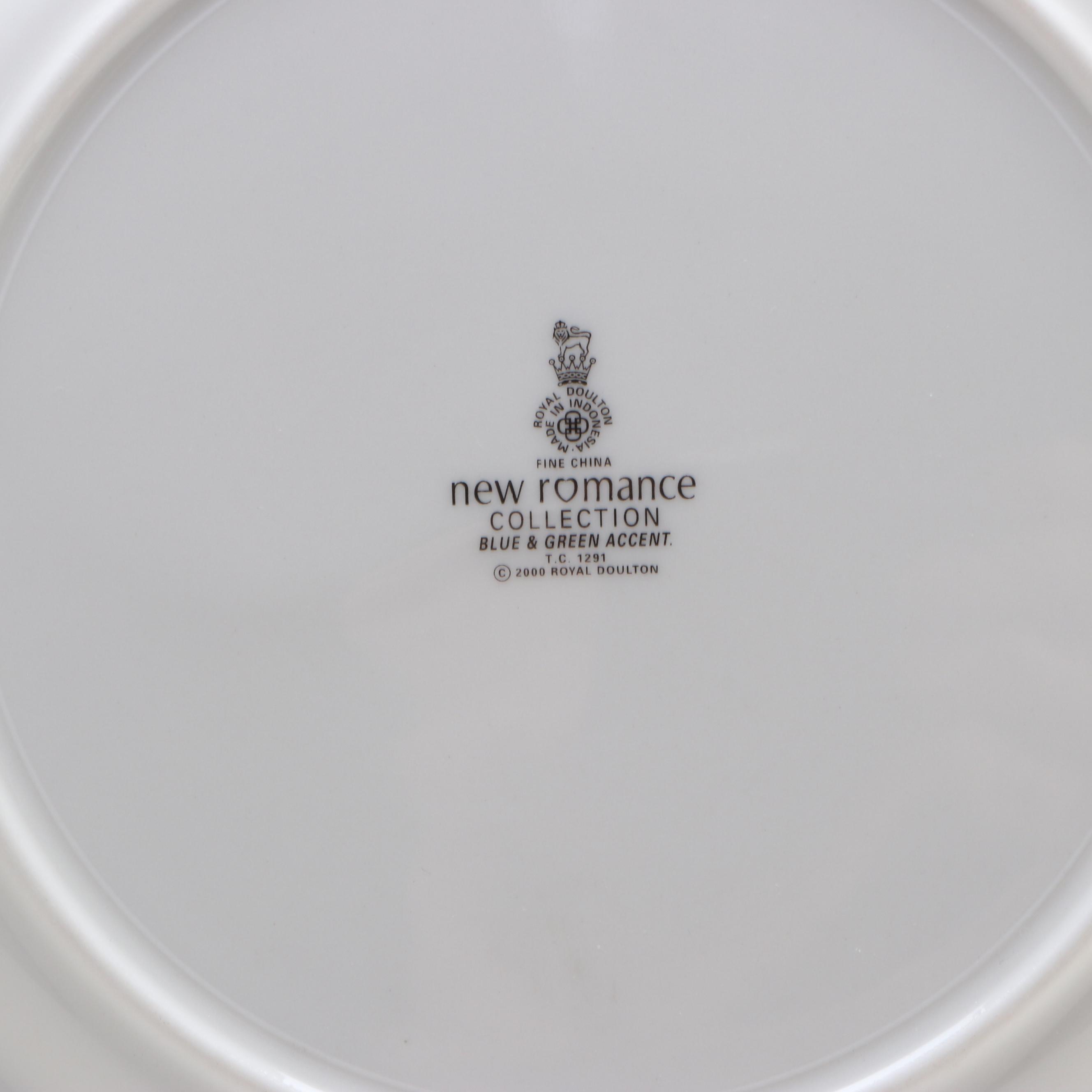 Royal Doulton Porcelain New Romance  Collection "Oxford" Plates