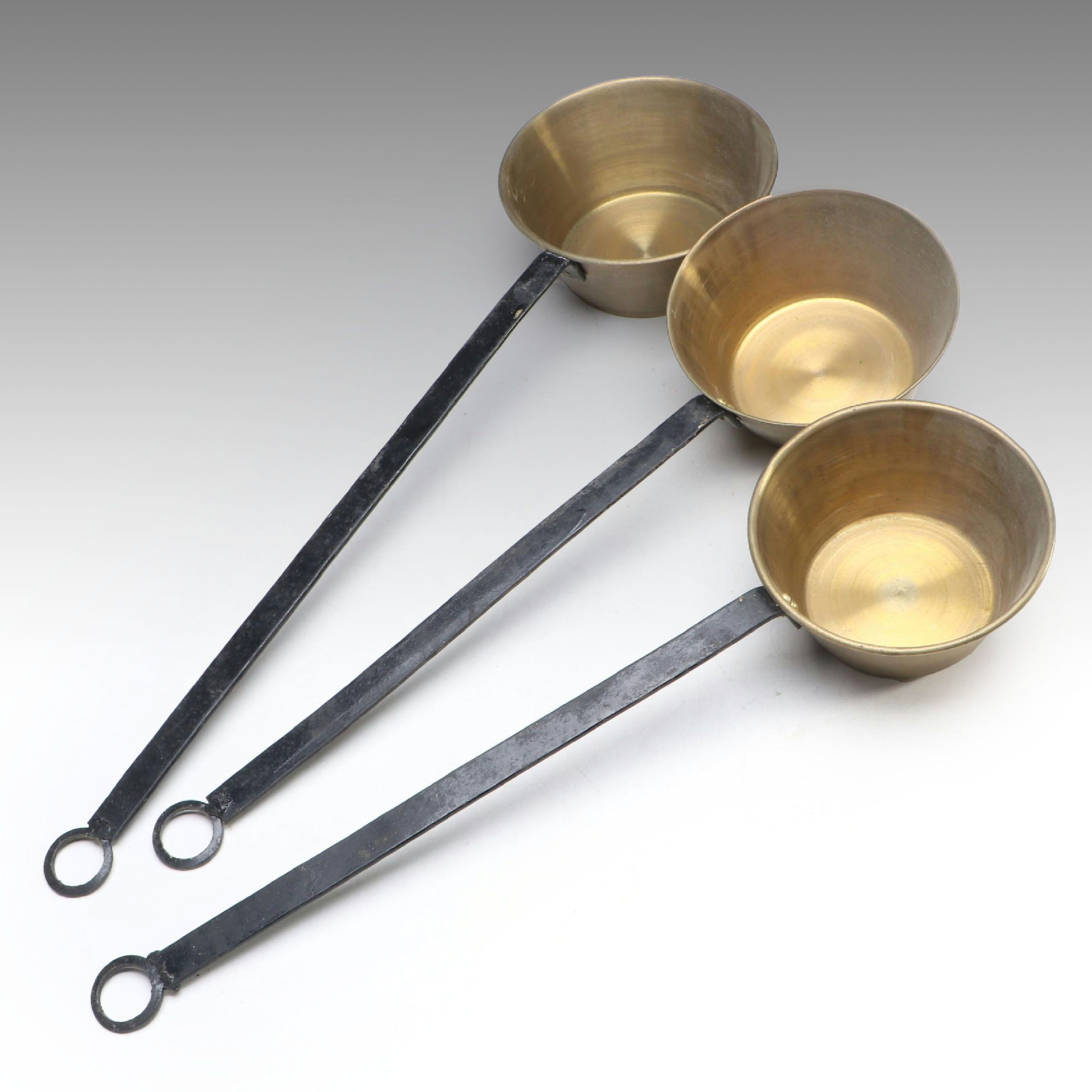 Long Handled Brass Fireplace Dippers