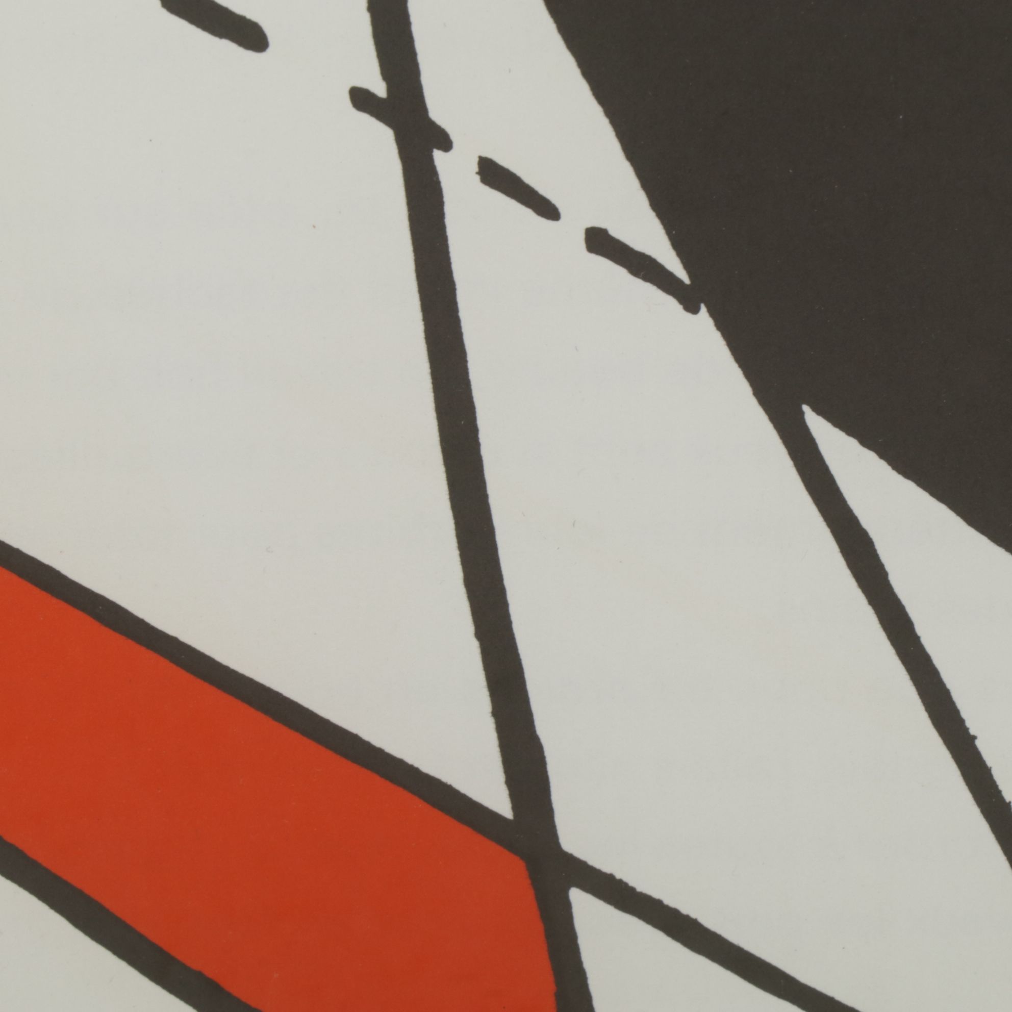 Alexander Calder Double-Page Color Lithograph for "Derrière le Miroir," 1963