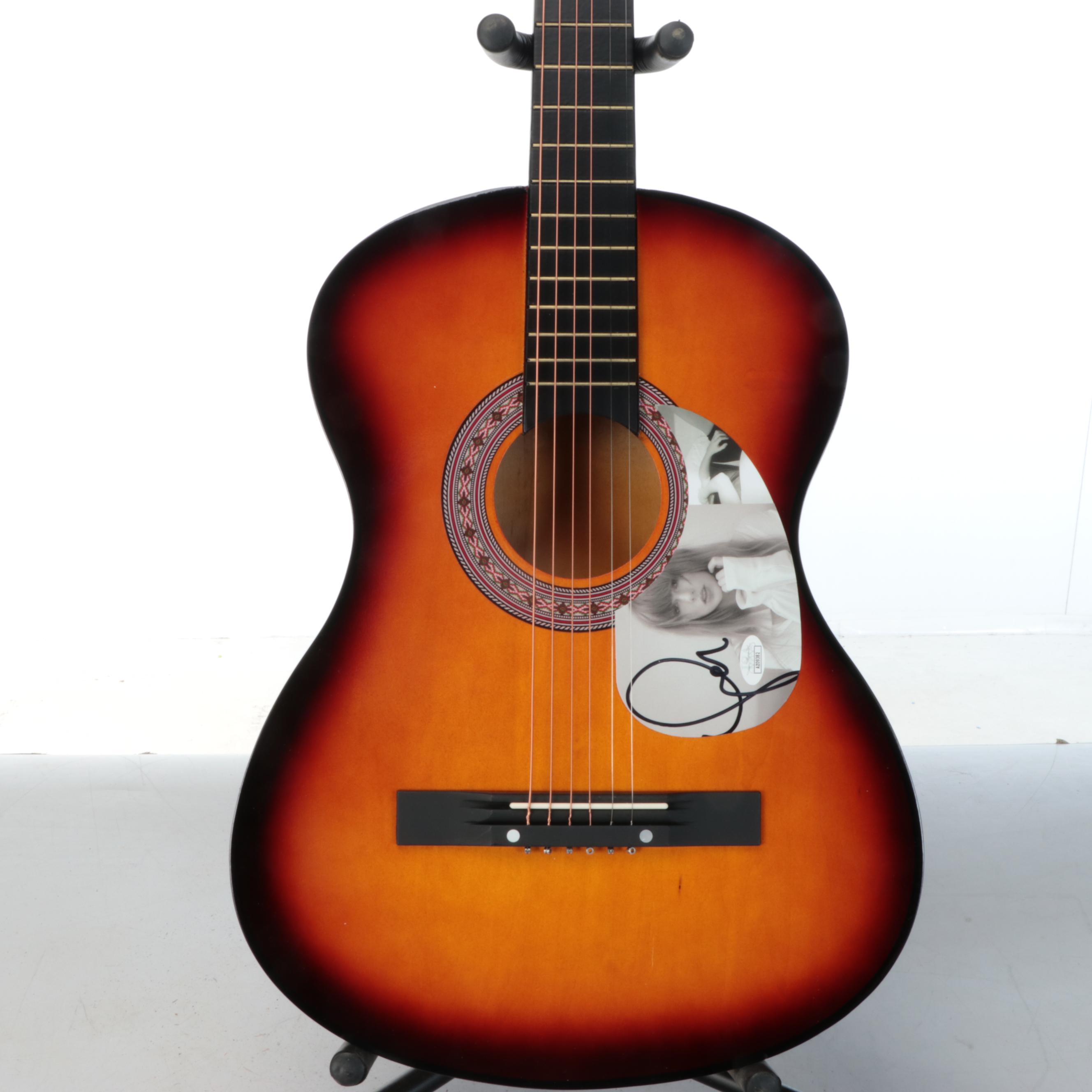 Taylor Swift Decal-Signed Classical Acoustic Guitar, JSA